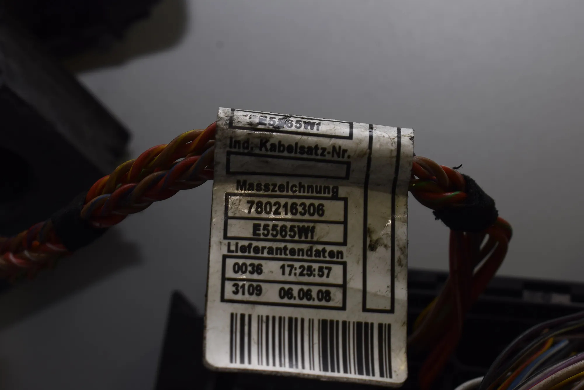 Engine Cable Harness – OEM 7802163 · BMW 3 Coupe (E92) 320 d 2007 – 7