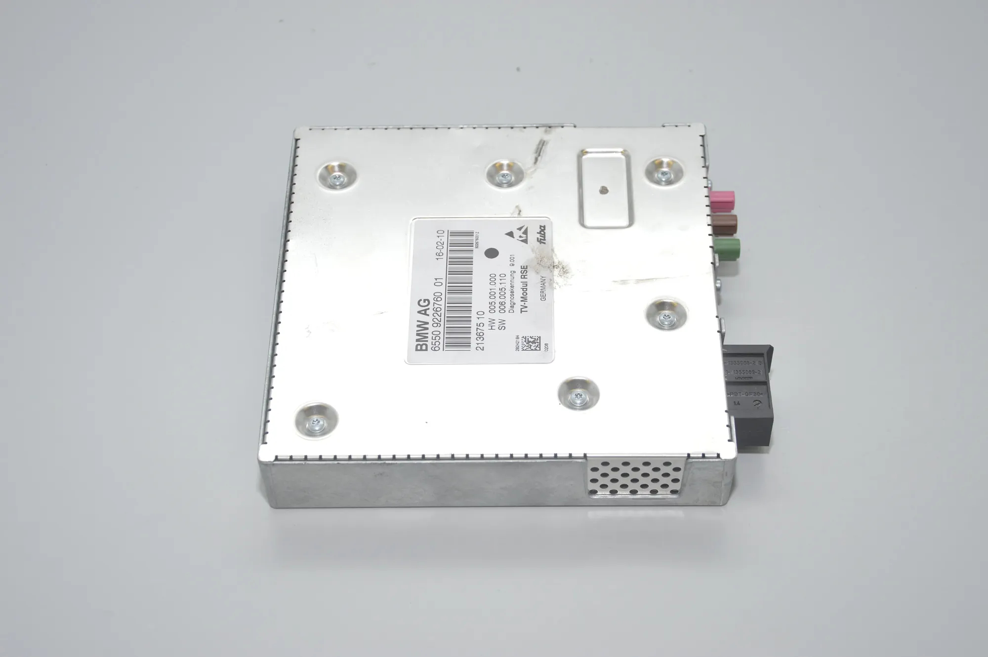 TV Module – OEM 9226760 · BMW 7 (F01, F02) 730 d 2010 – 6