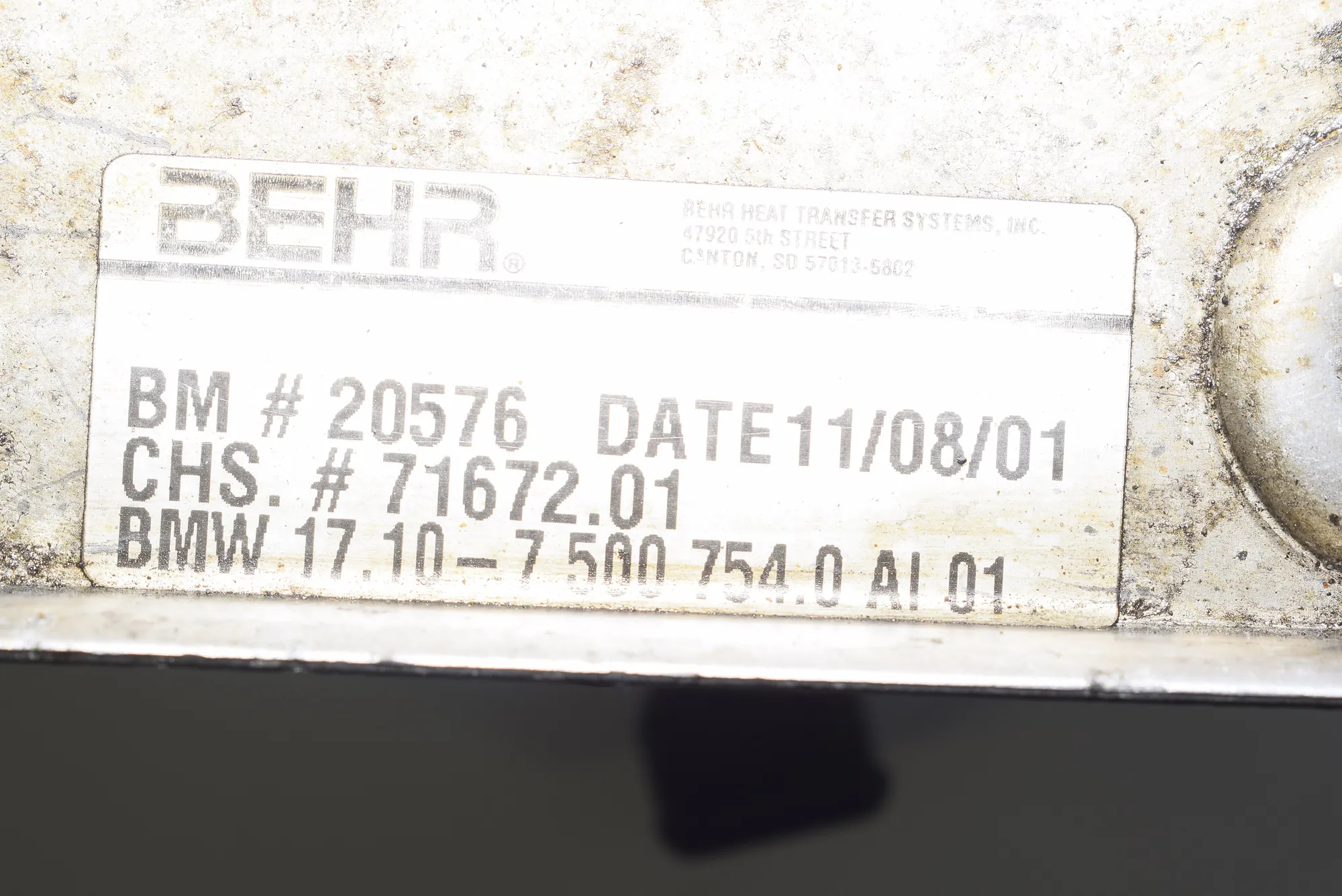 Gearbox Radiator – OEM 7500754 · BMW X5 (E53) 4.6 is 2002 – 3