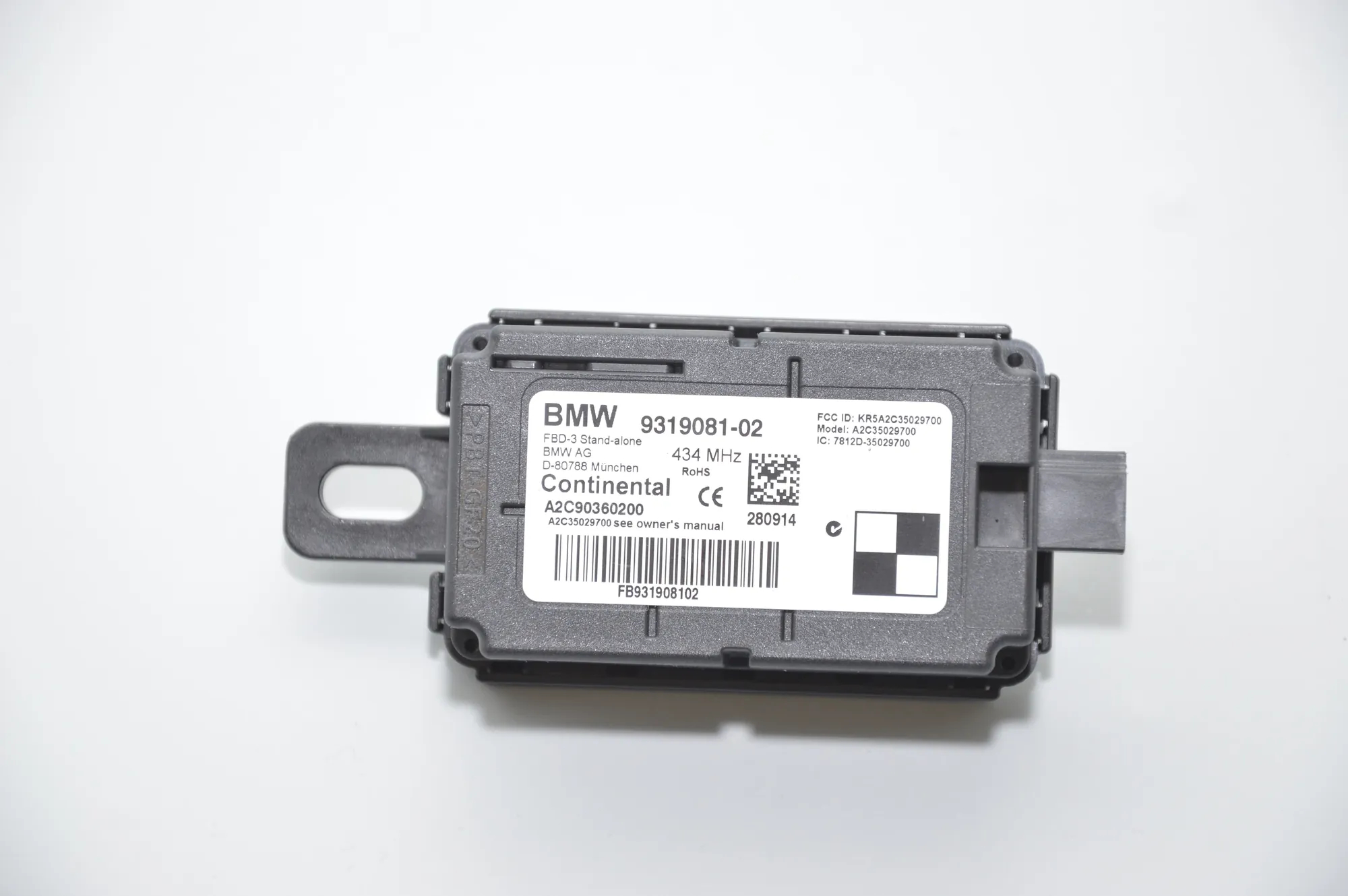 Other Control Units – OEM 9319081 · BMW 4 Coupe (F32, F82) 428 i xDrive 2015 – 5