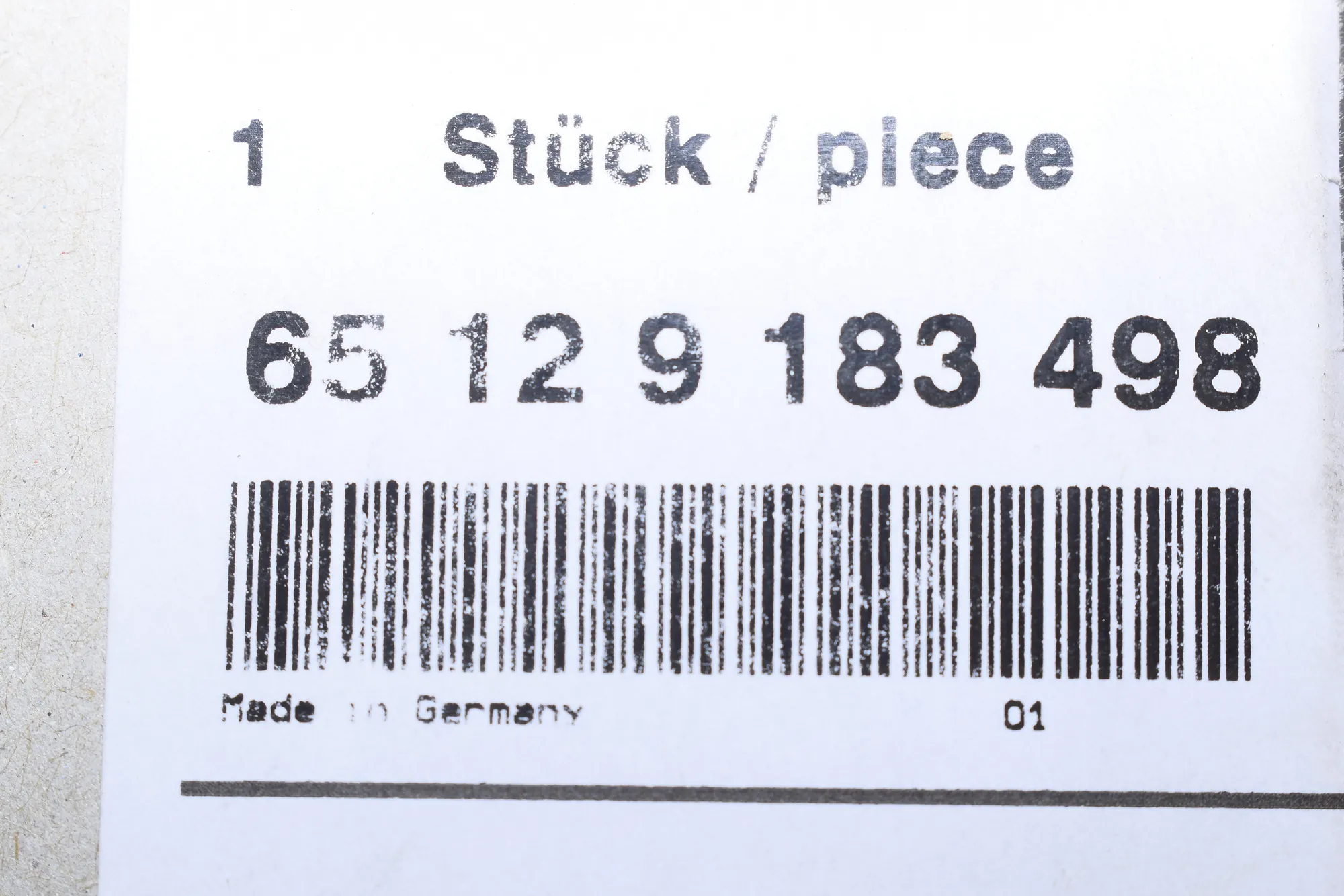 Other Interior Parts – OEM 65129183498 · BMW 7 (G11, G12) BMW 7 (G11, G12) 2015 – 5