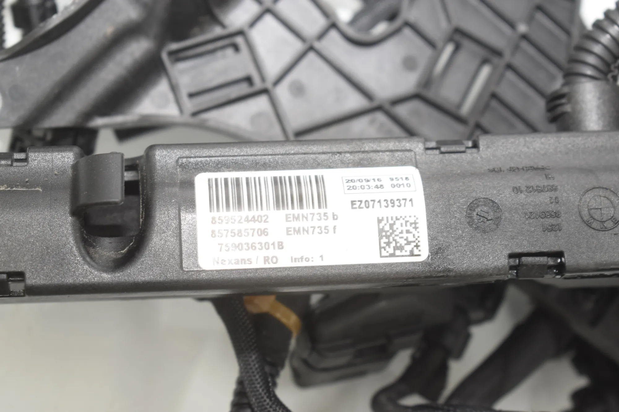 Engine Cable Harness – OEM 8595244 · BMW 7 (G11, G12) 750 d, Ld xDrive 2016 – 4