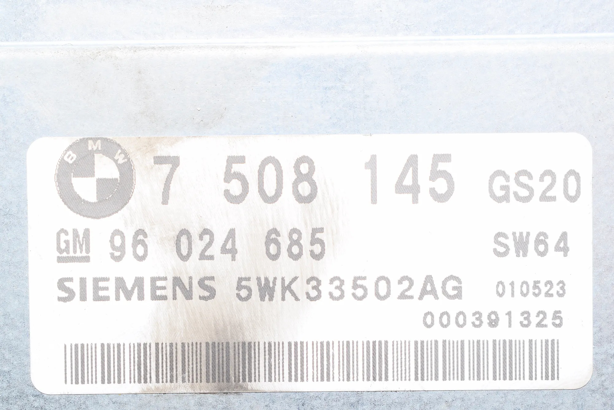 Gearbox Control Unit – OEM 7508145 · BMW 5 Touring (E39) 525 d 2001 – 5