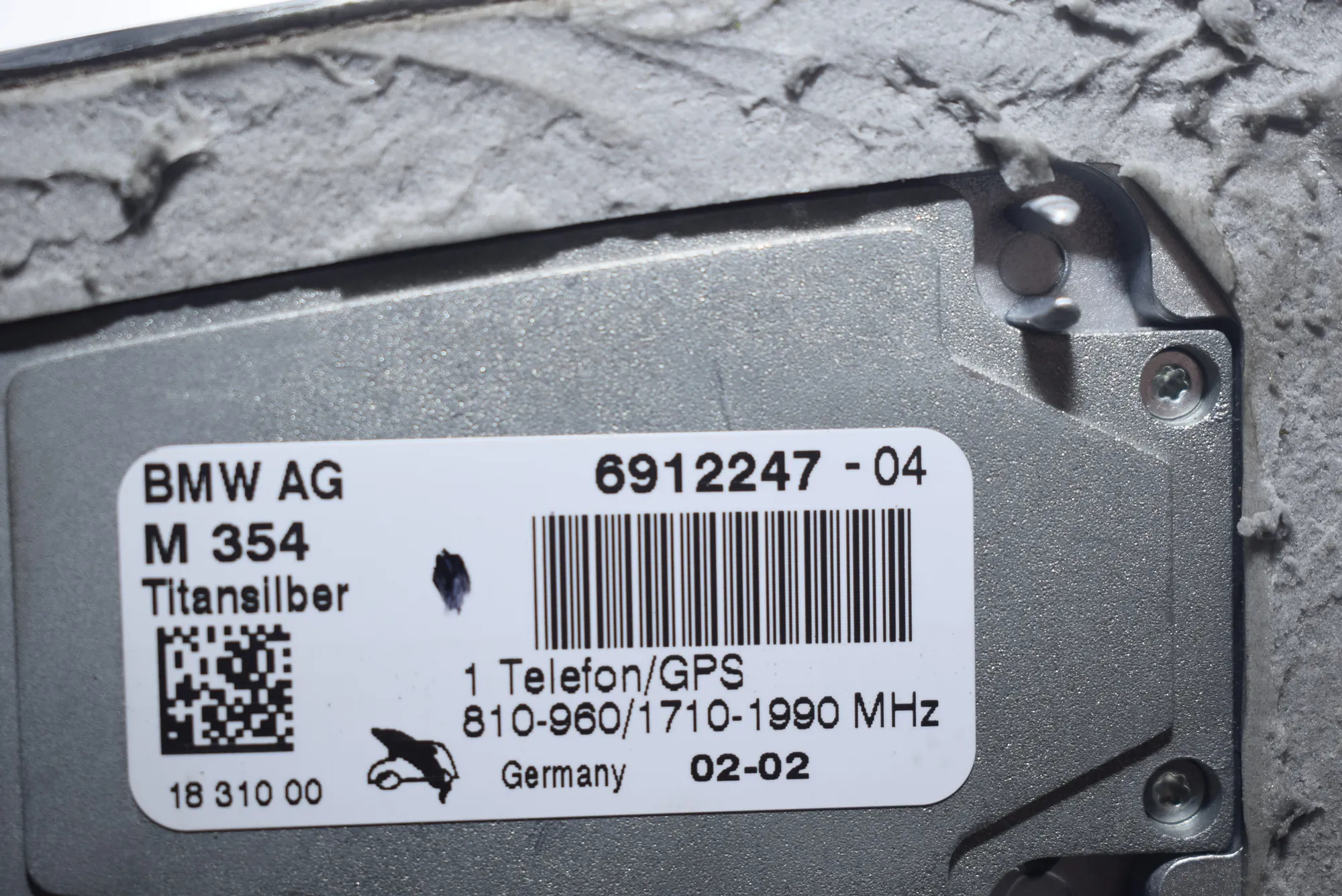 Antenna – OEM 6912247 · BMW 7 (E65, E66, E67) 745 i, Li 2002 – 4