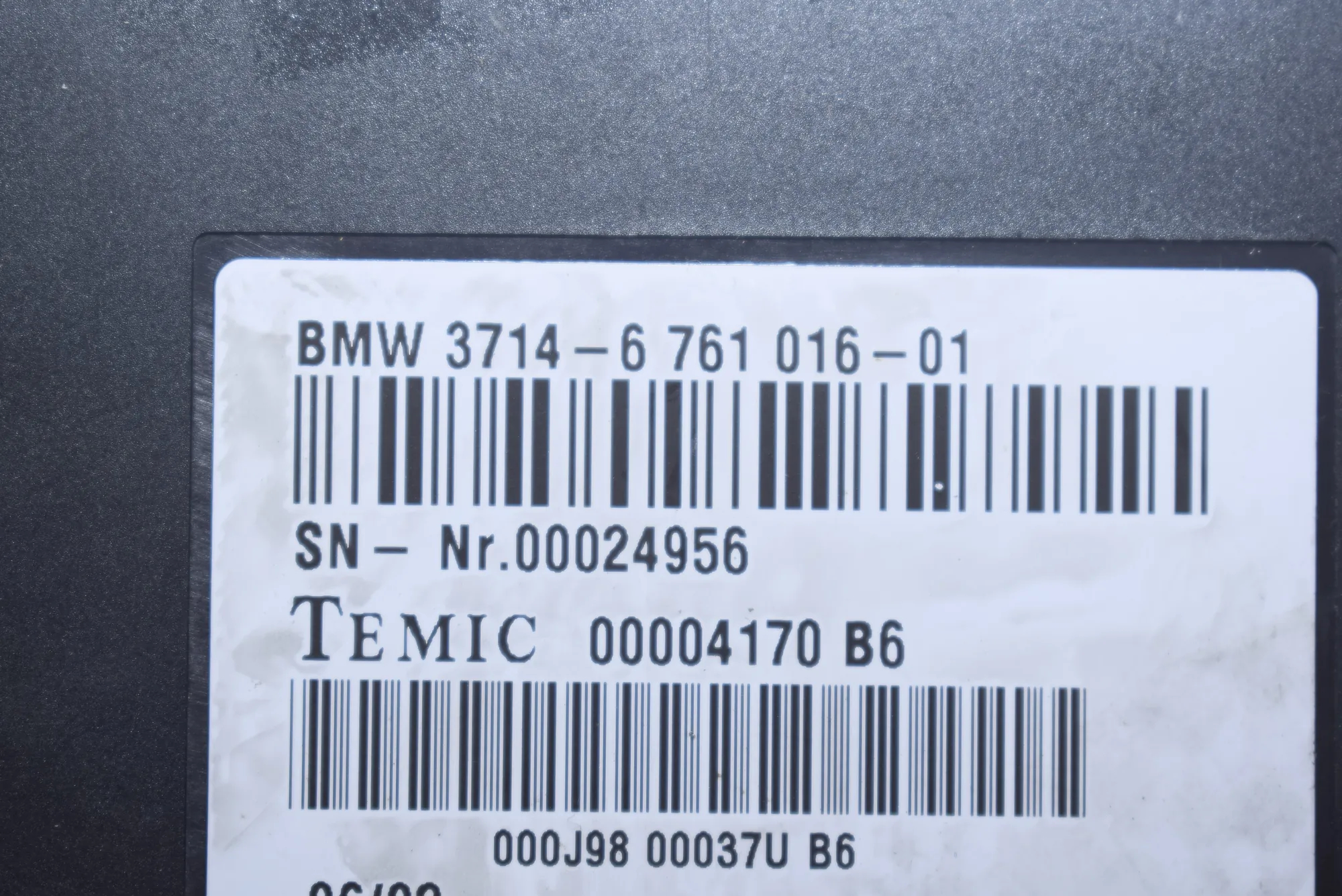 Other Control Units – OEM 6761016 · BMW 7 (E65, E66, E67) 745 i, Li 2002 – 3