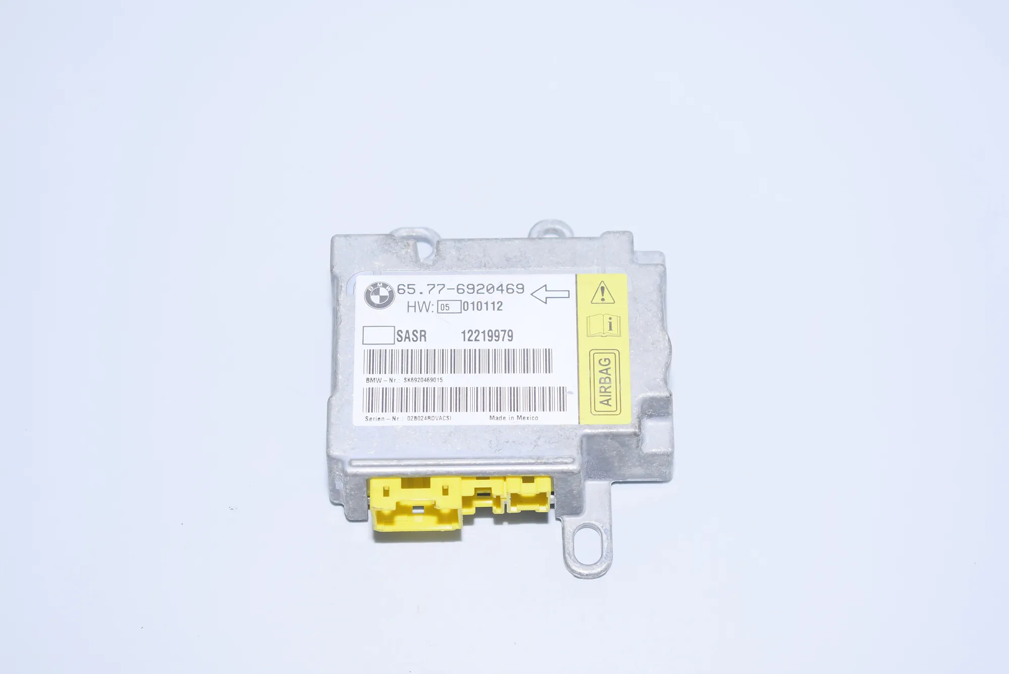 SRS Control Unit – OEM 6920469 · BMW 7 (E65, E66, E67) 745 i, Li 2002