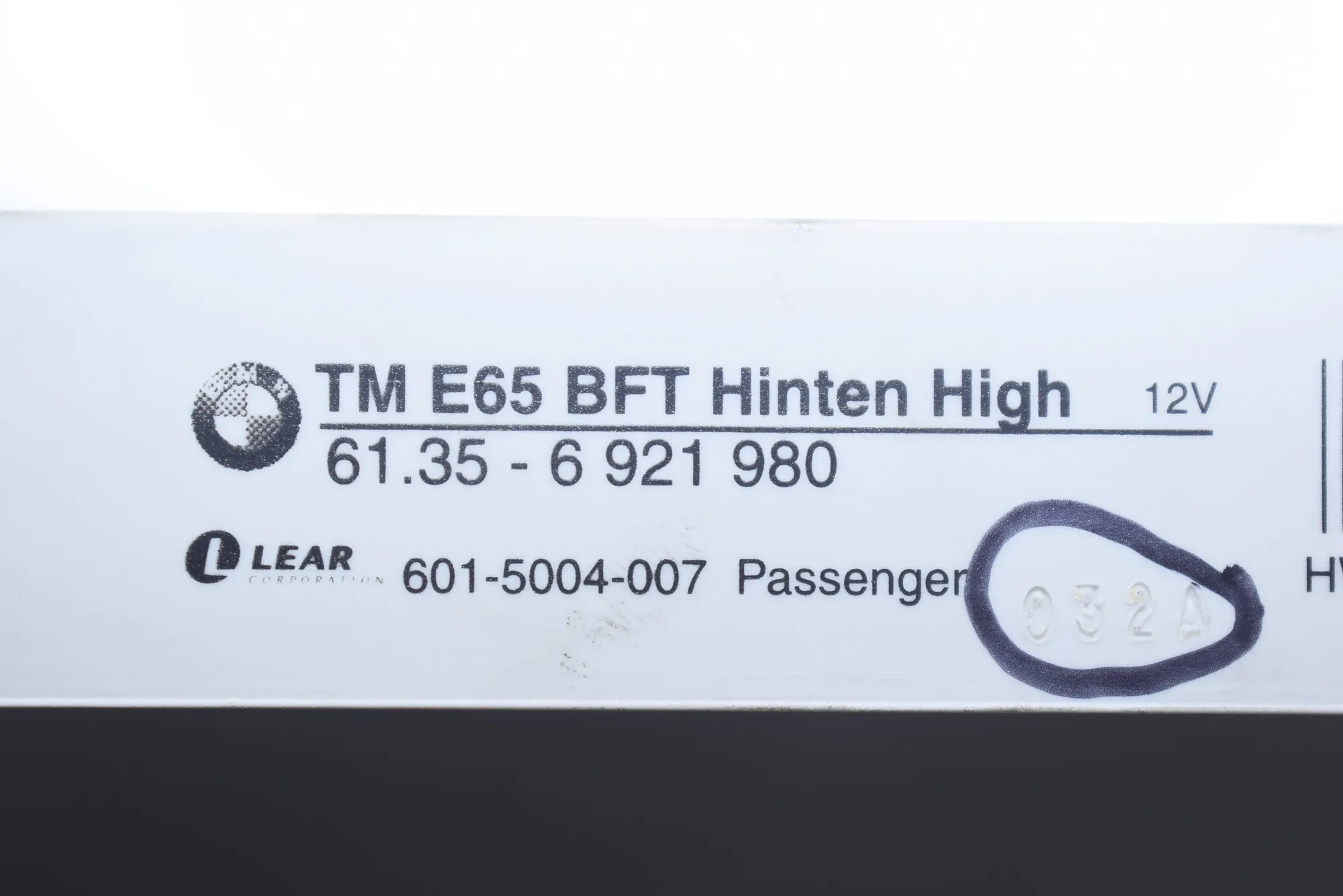 Rear Left Door Control Unit – OEM 6921980 · BMW 7 (E65, E66, E67) 745 i, Li 2002