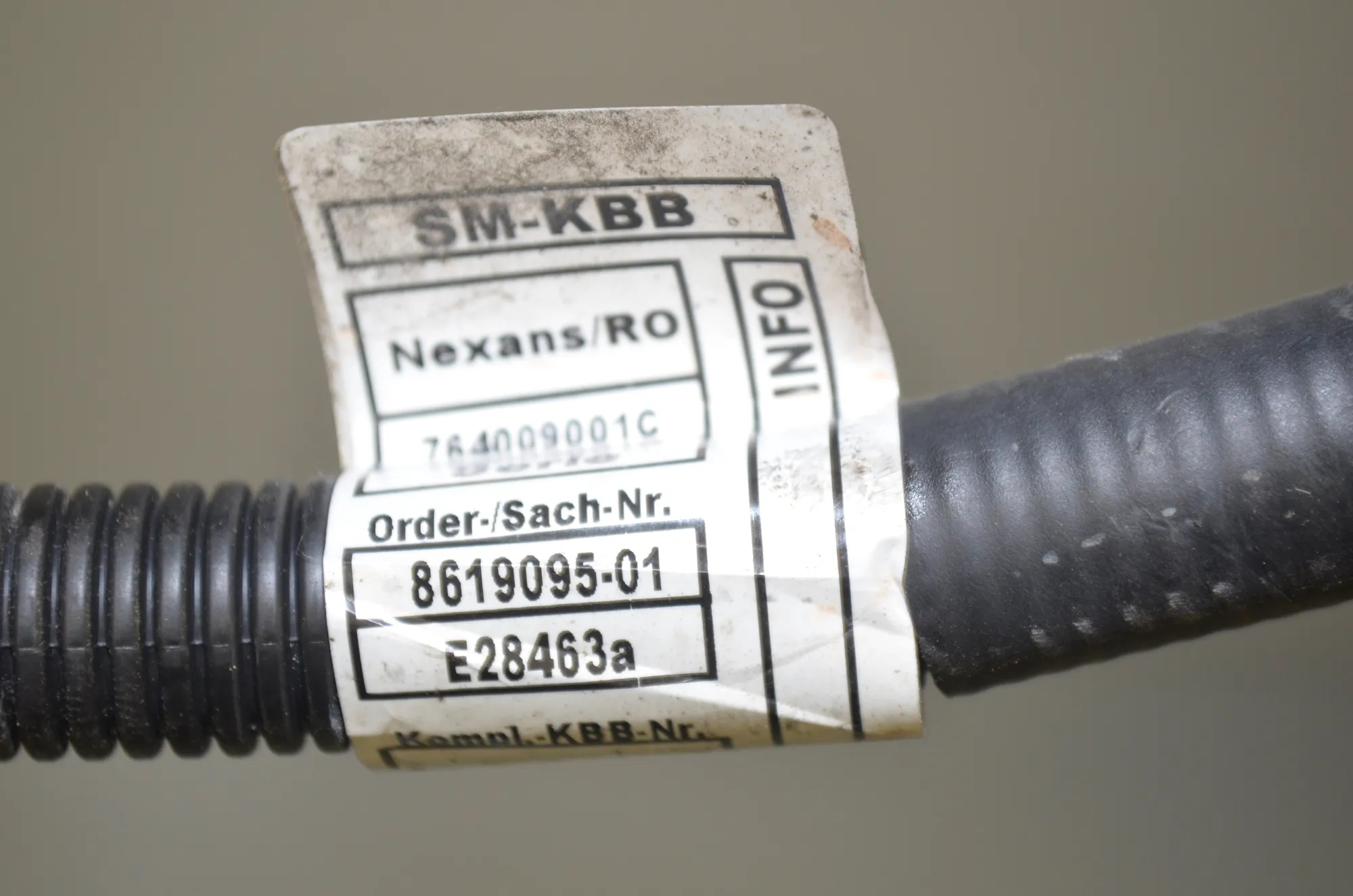 Negative Battery Cable – OEM 8619095 · BMW BMW i3 (I01) 2020 – 4