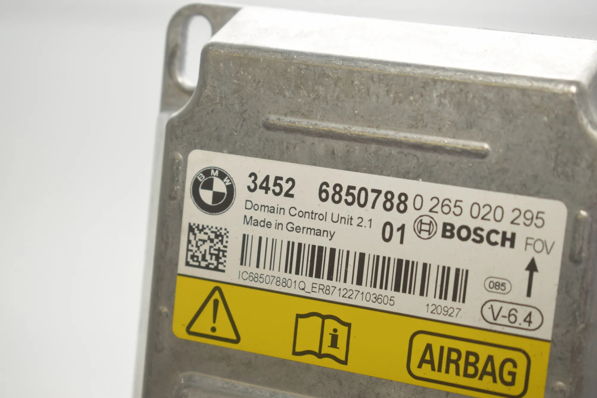 SRS Control Unit – OEM 34526850788 · BMW 5 Touring (F11) 530 d 2012 – 4