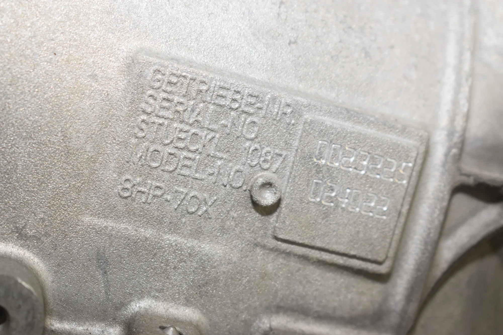 Gearbox – OEM 7636287 · BMW 5 Touring (F11) 530 d xDrive 2011 – 4