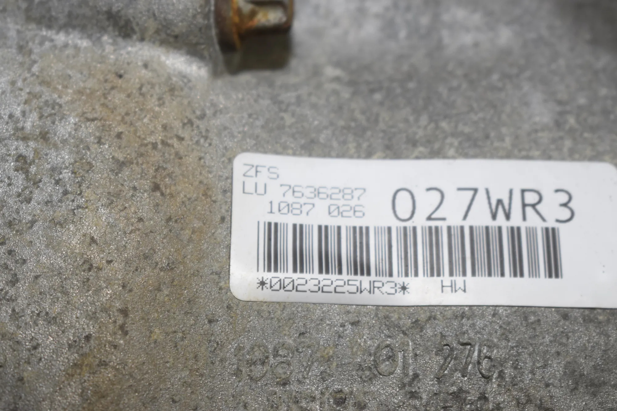 Gearbox – OEM 7636287 · BMW 5 Touring (F11) 530 d xDrive 2011 – 5