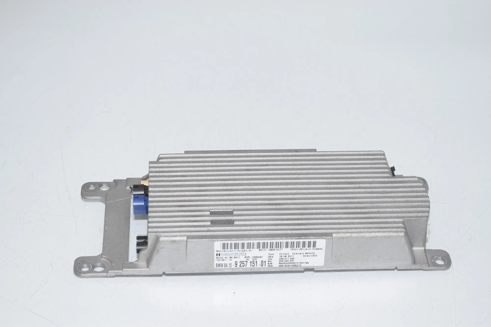 Bluetooth Control Unit – OEM 9257151 · BMW 5 Touring (F11) 530 d xDrive 2011