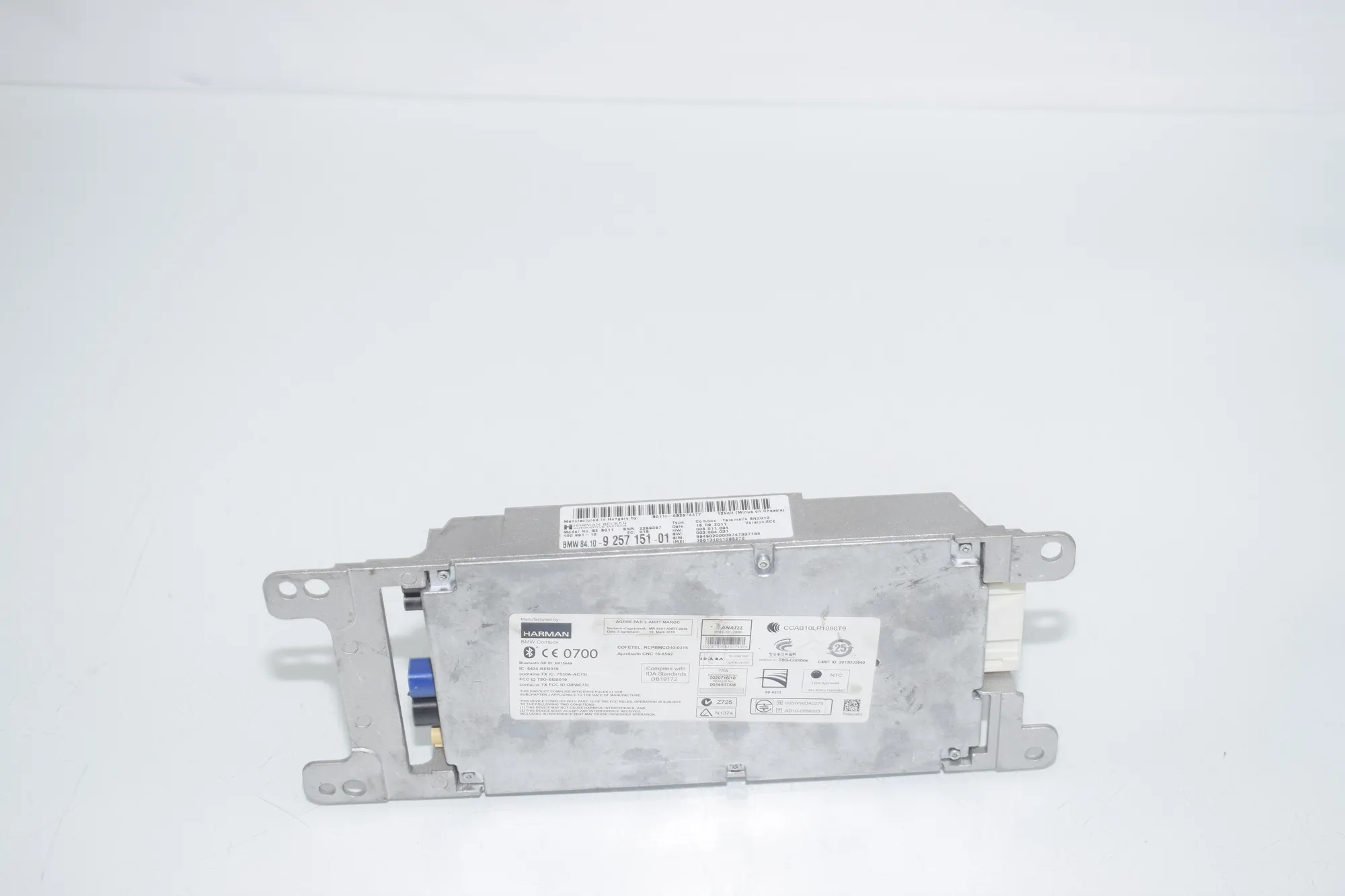 Bluetooth Control Unit – OEM 9257151 · BMW 5 Touring (F11) 530 d xDrive 2011 – 2