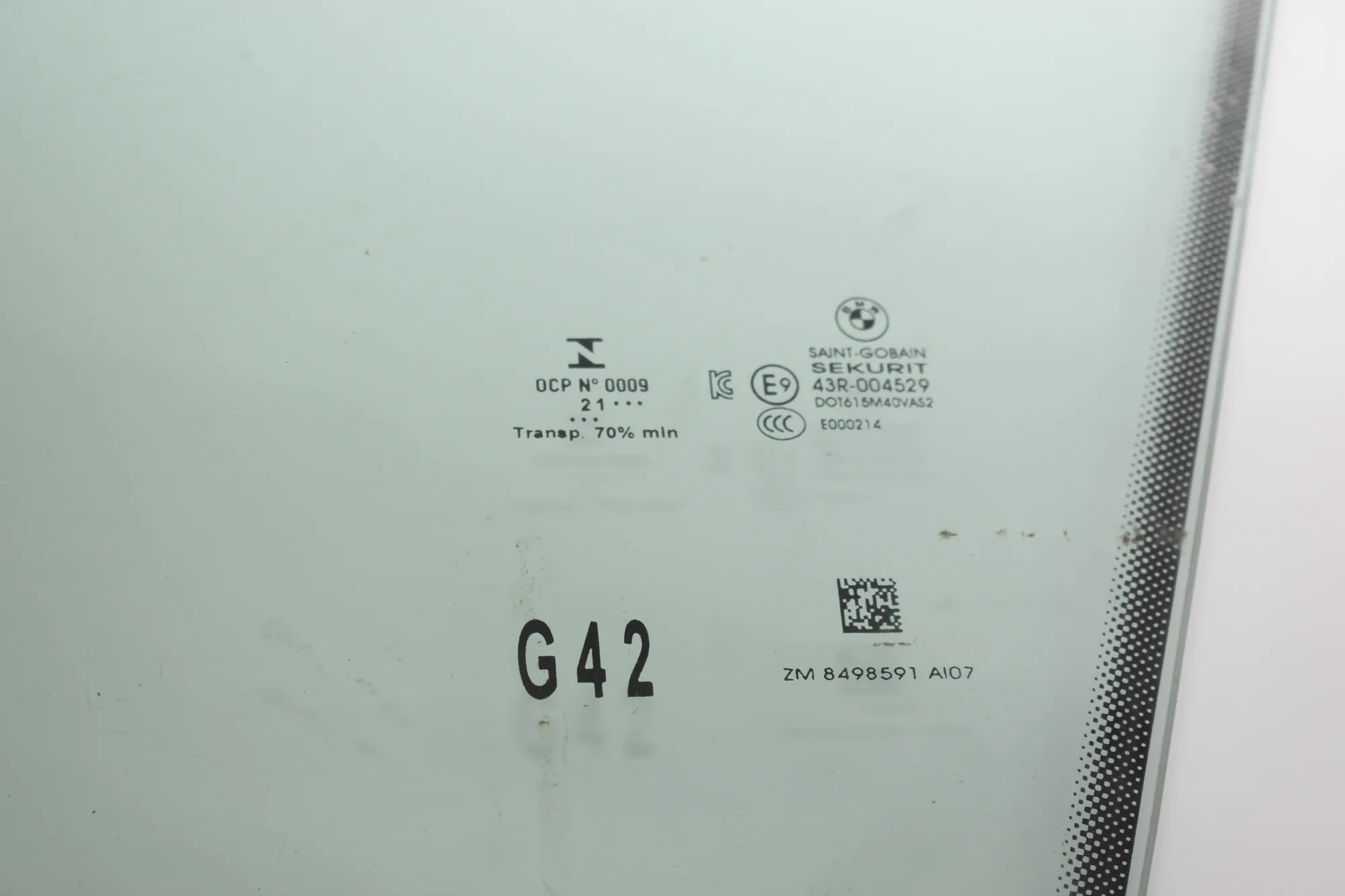Front Left Door Window – OEM 8498591 · BMW BMW 2 Coupe (G42, G87) 2021 – 4