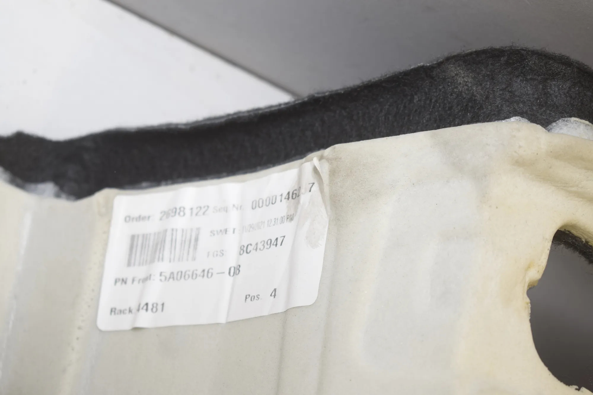 Interior Mat – OEM 5A06646 · BMW BMW 2 Coupe (G42, G87) 2021 – 5