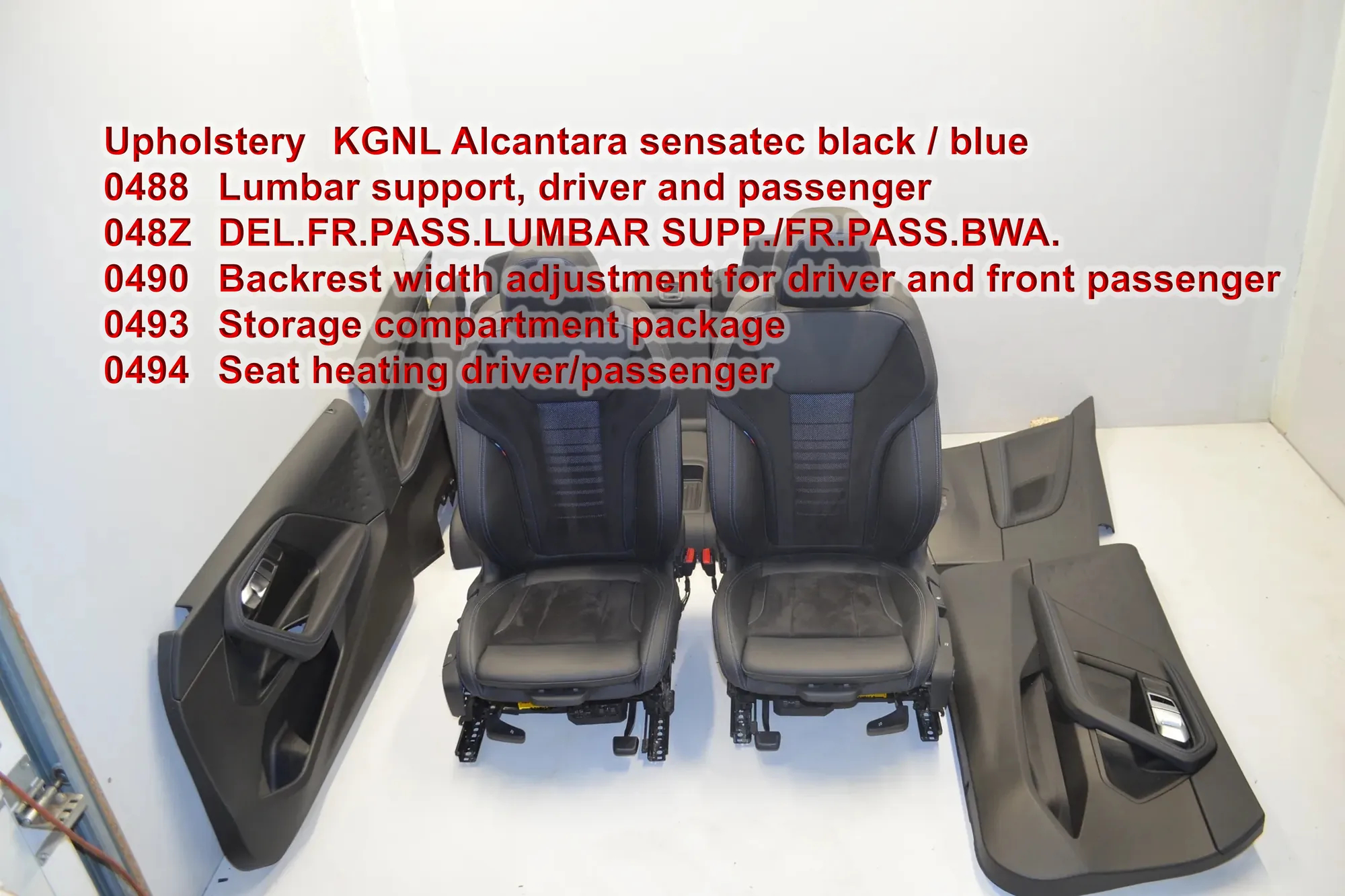 Seat set · BMW BMW 2 Coupe (G42, G87) 2021 – 2