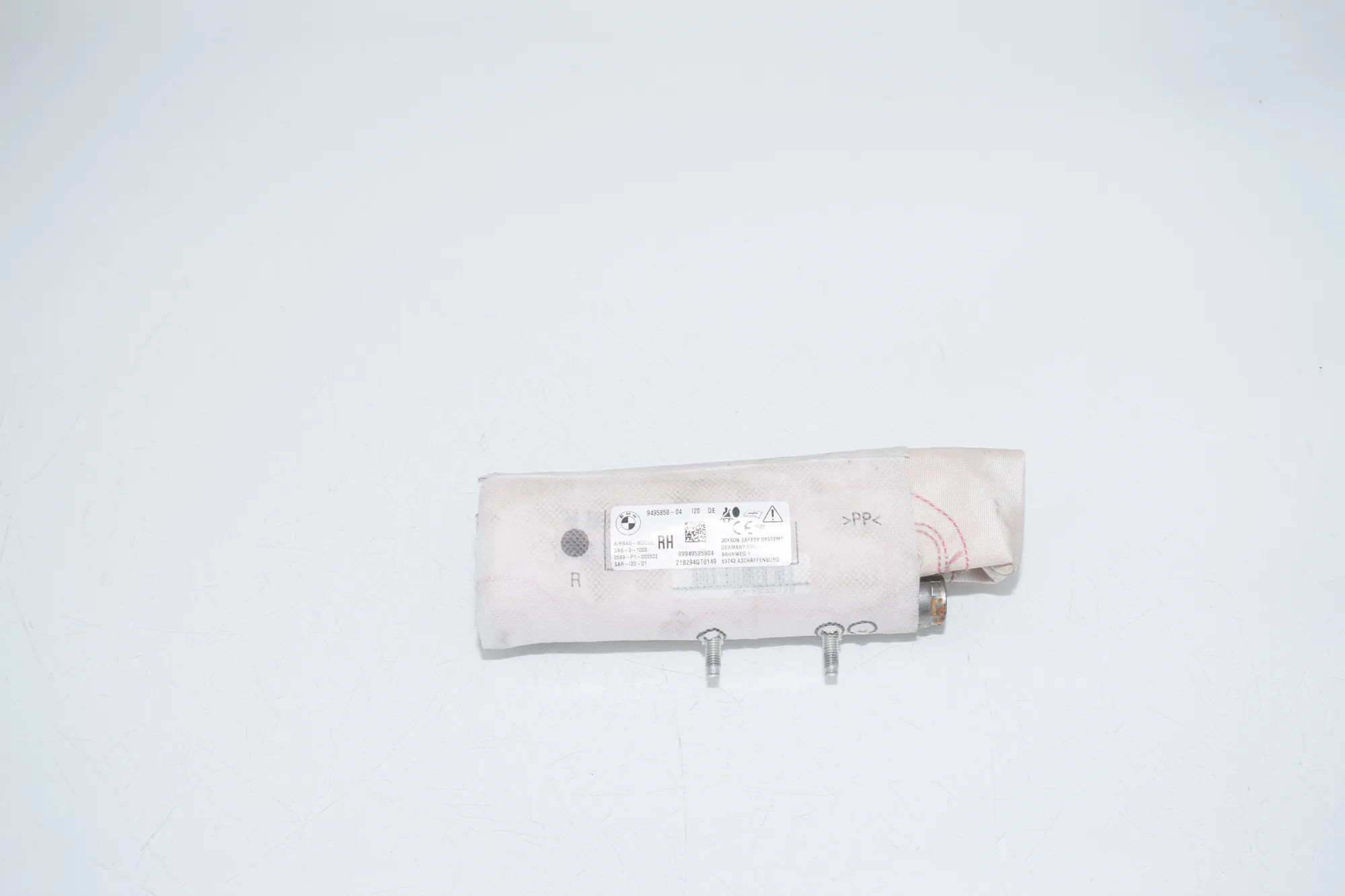 Front Right Seat Safety Bag SRS – OEM 9495858 · BMW iX (I20) BMW iX (I20) xDrive 40 2021