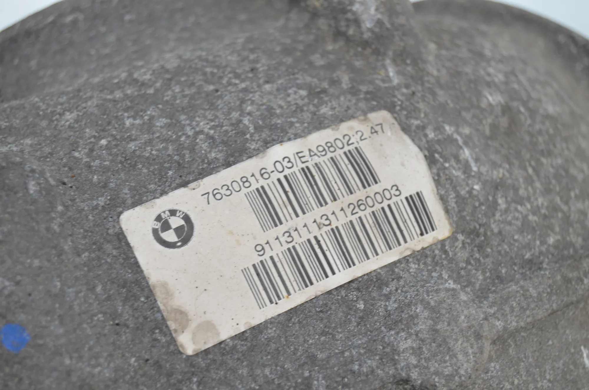Rear Differential – OEM 7630816 · BMW 5 Touring (F11) 530 d 2013 – 4