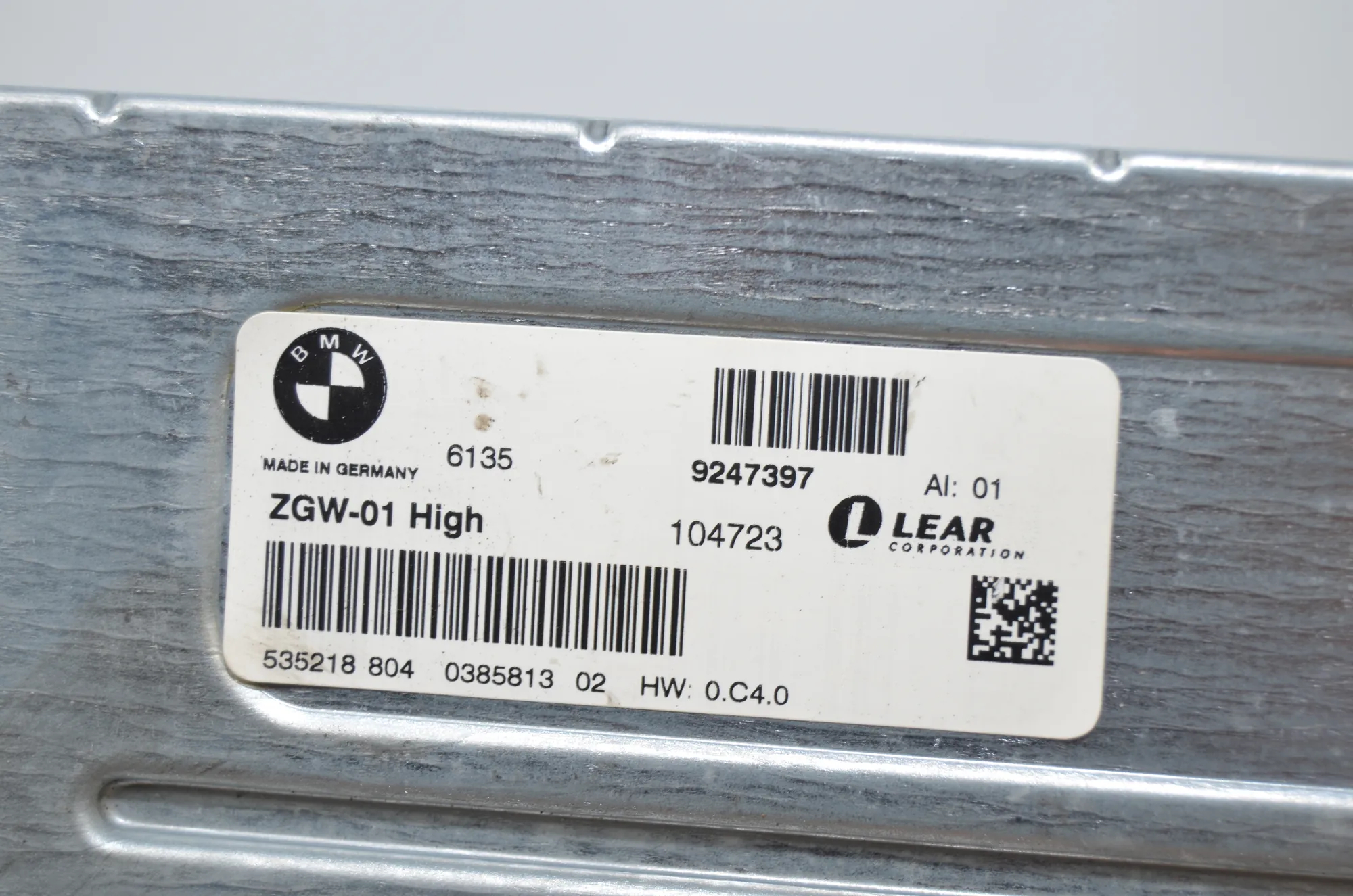 Other Control Units – OEM 9247397 · BMW 7 (F01, F02) 750 i 2010 – 5
