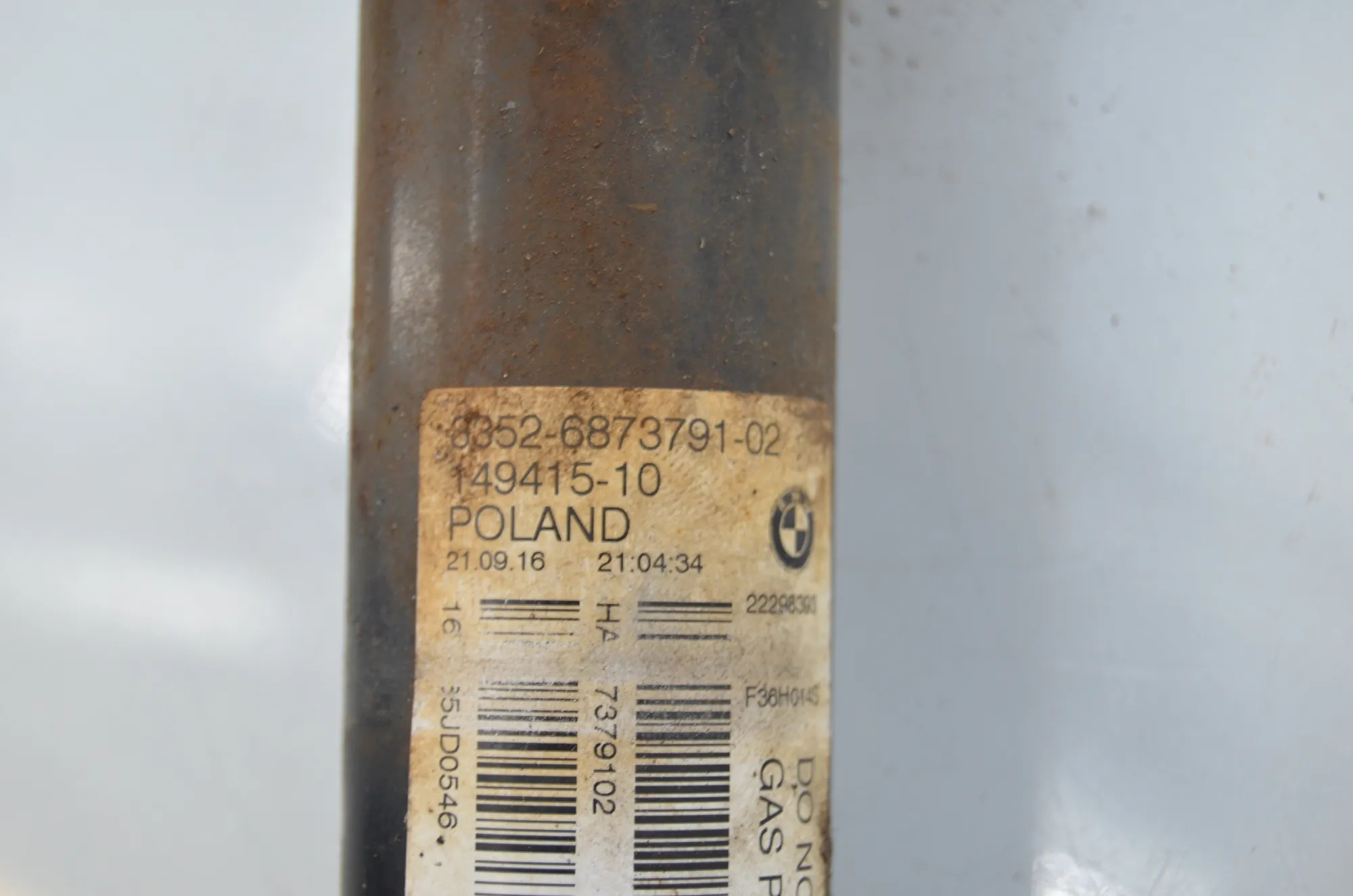 Rear Left Shock Absorber – OEM 6873791 · BMW 4 Gran Coupe (F36) 430 d 2016 – 4