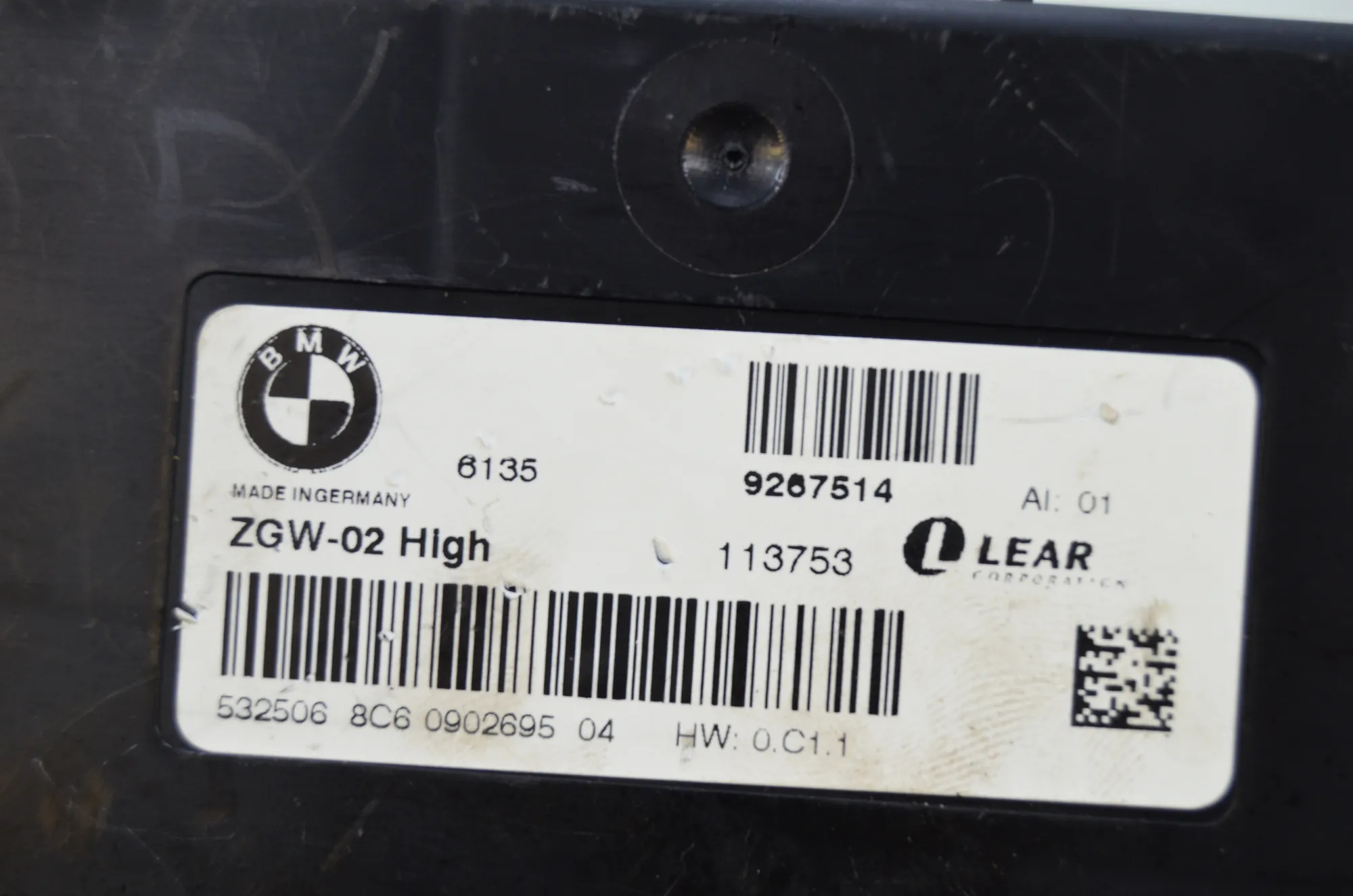 Other Control Units – OEM 9267468 · BMW 5 Touring (F11) 530 d xDrive 2011 – 9