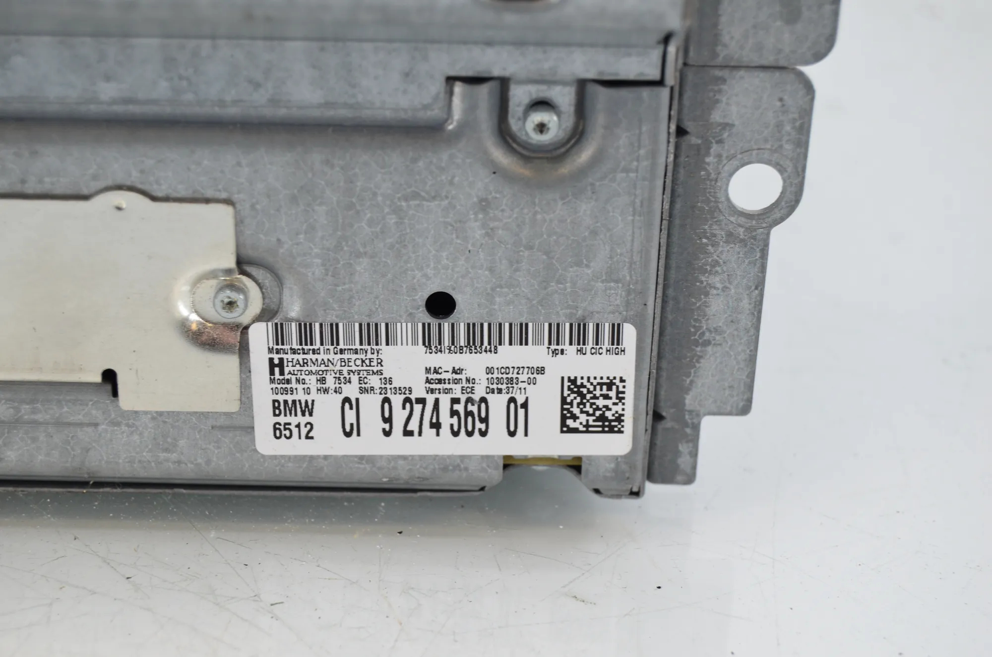 Navigation System – OEM 65509266385 · BMW 5 Touring (F11) 530 d xDrive 2011 – 10