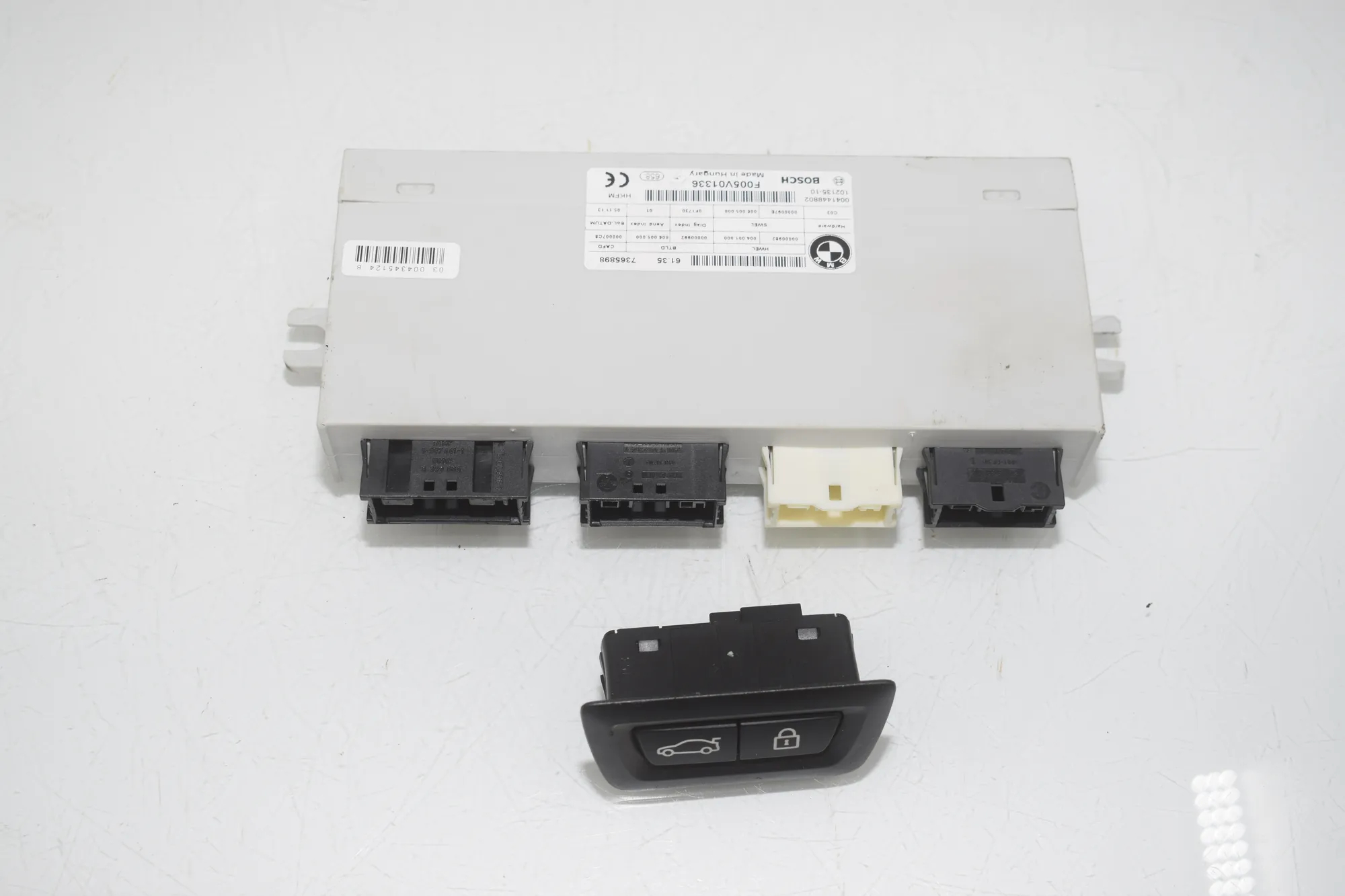 Tailgate Bootlid Control Unit – OEM 7365898 · BMW 5 Touring (F11) 530 d 2013 – 2
