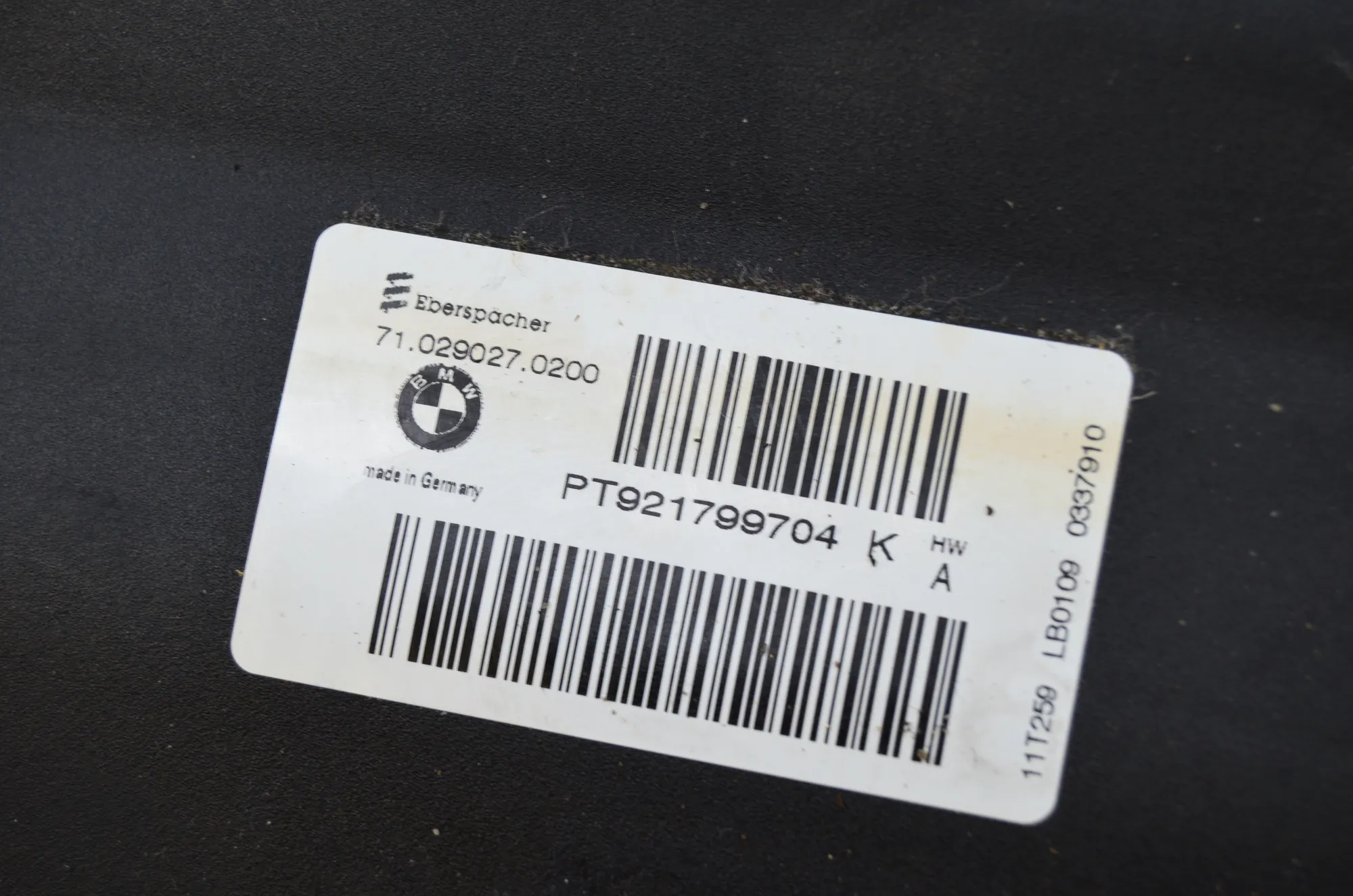 Interior Air Duct Channel – OEM 9217996 · BMW 5 Touring (F11) 530 d xDrive 2011 – 5