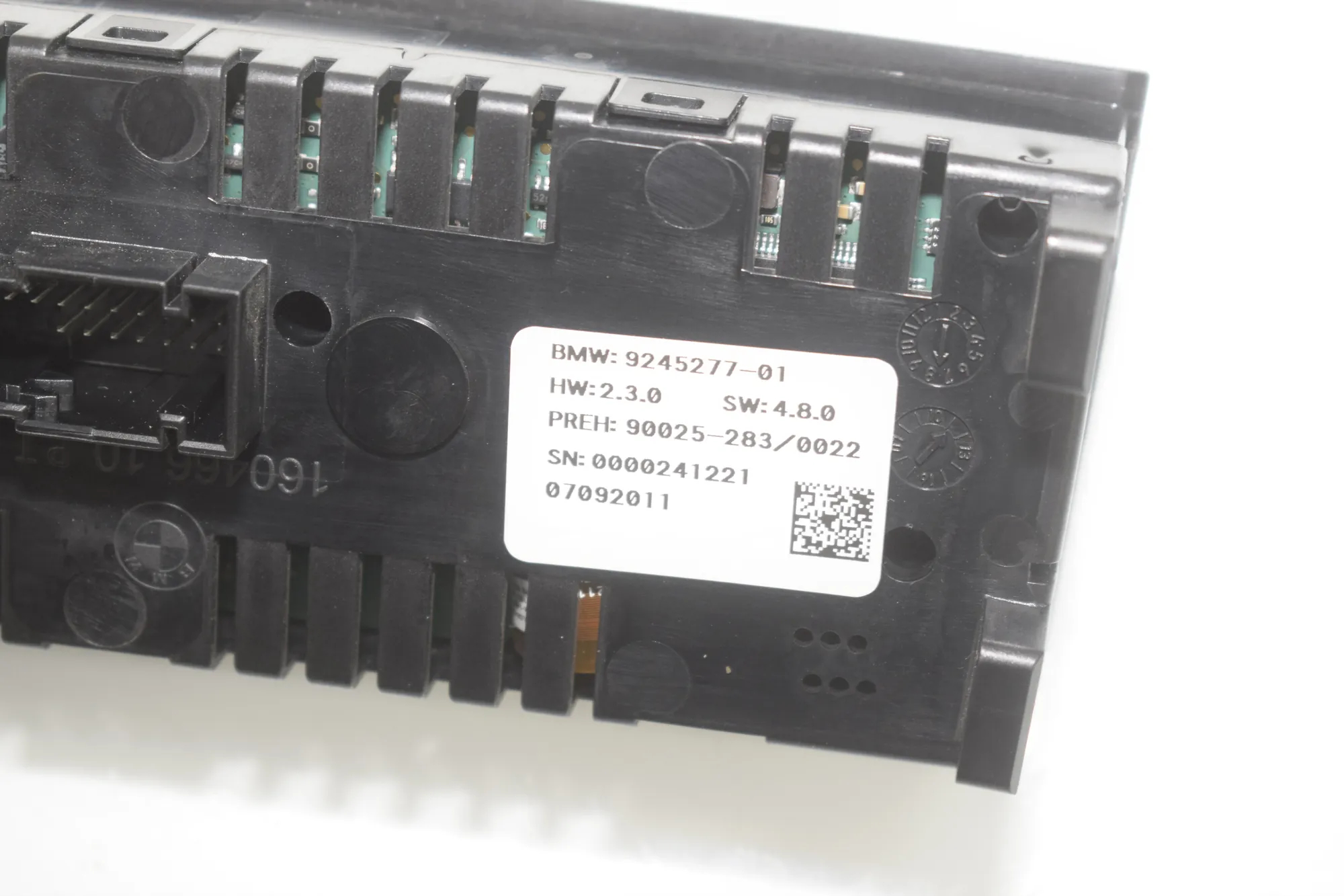 Climate Control Unit – OEM 9245277 · BMW 5 Touring (F11) 530 d xDrive 2011 – 5