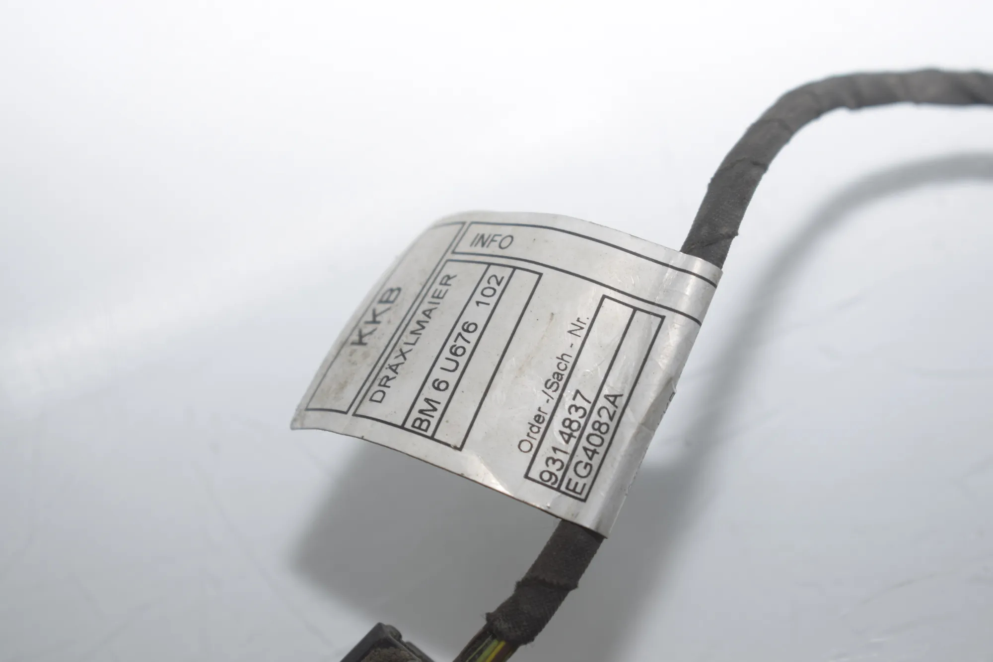 Rear Parking Sensor Wiring Loom – OEM 9314837 · BMW X5 (F15, F85) M 50 d 2014 – 4