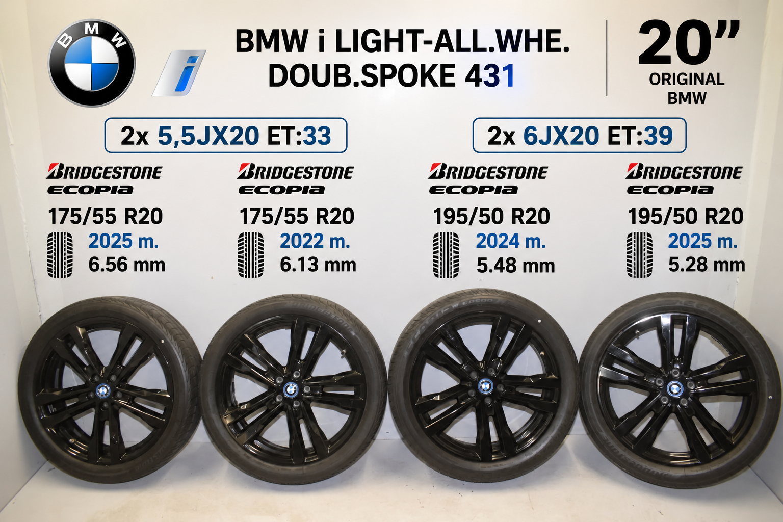 Alloy Wheel Set – OEM 6852081 · BMW i3 (I01) s Range Extender 2019