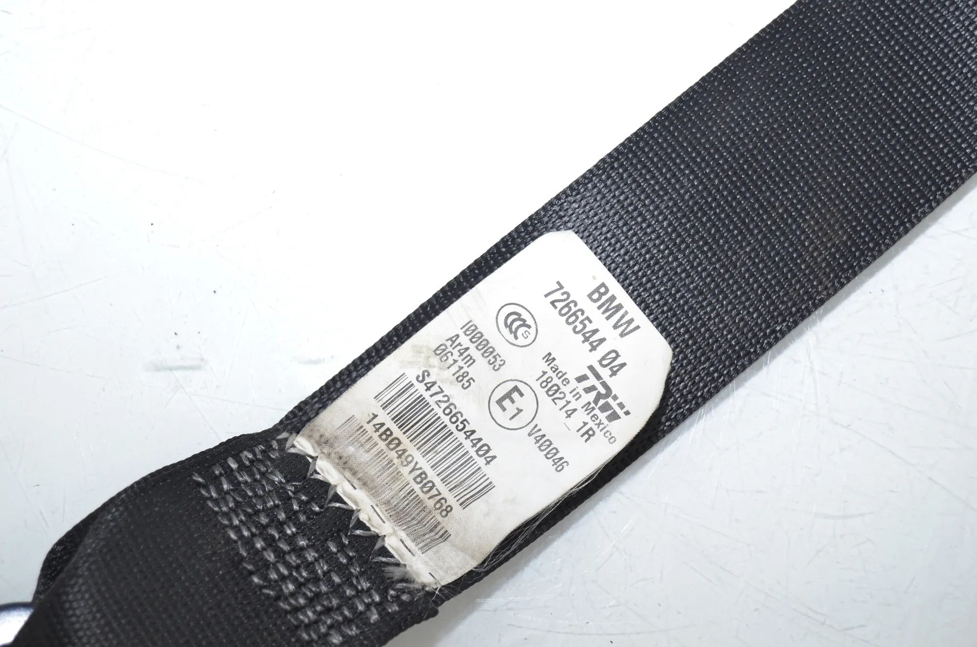Rear Left Seatbelt – OEM 7258445 · BMW X3 (F25) xDrive 30 d 2014 – 6