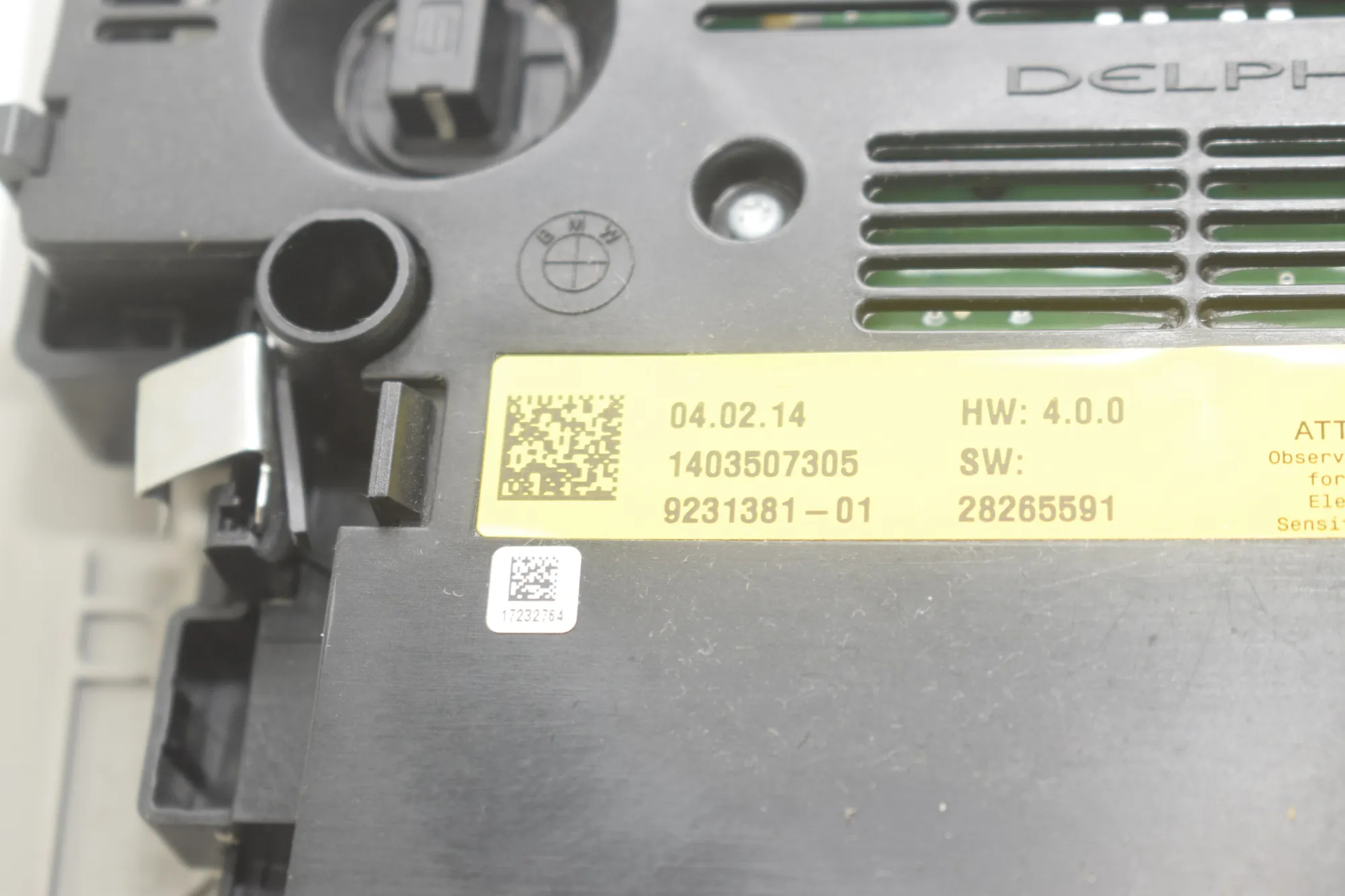 Interior Lighting – OEM 9231381 · BMW X3 (F25) xDrive 30 d 2014 – 5