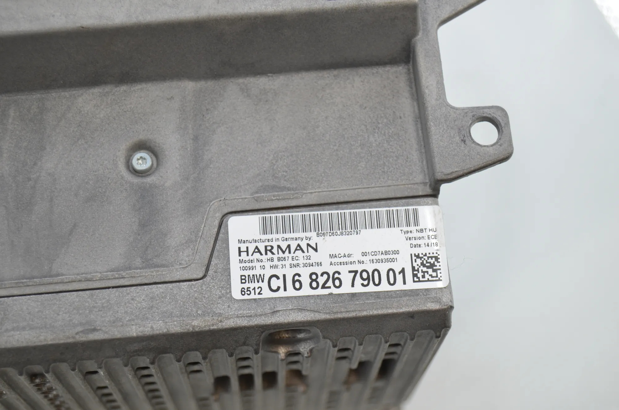 Navigation System – OEM 9350725 · BMW X5 (F15, F85) M 50 d 2014 – 10