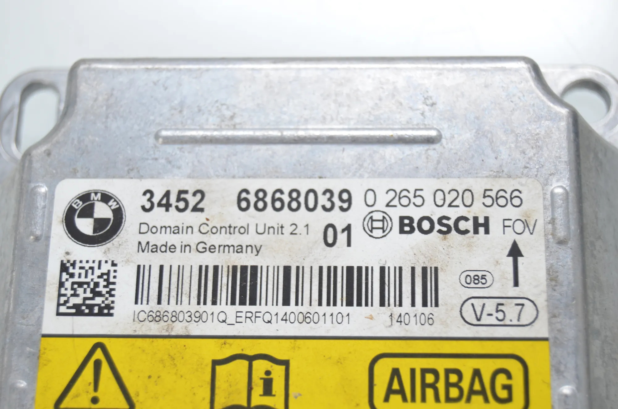 Distance Radar Sensor – OEM 6864785 · BMW X5 (F15, F85) M 50 d 2014 – 10