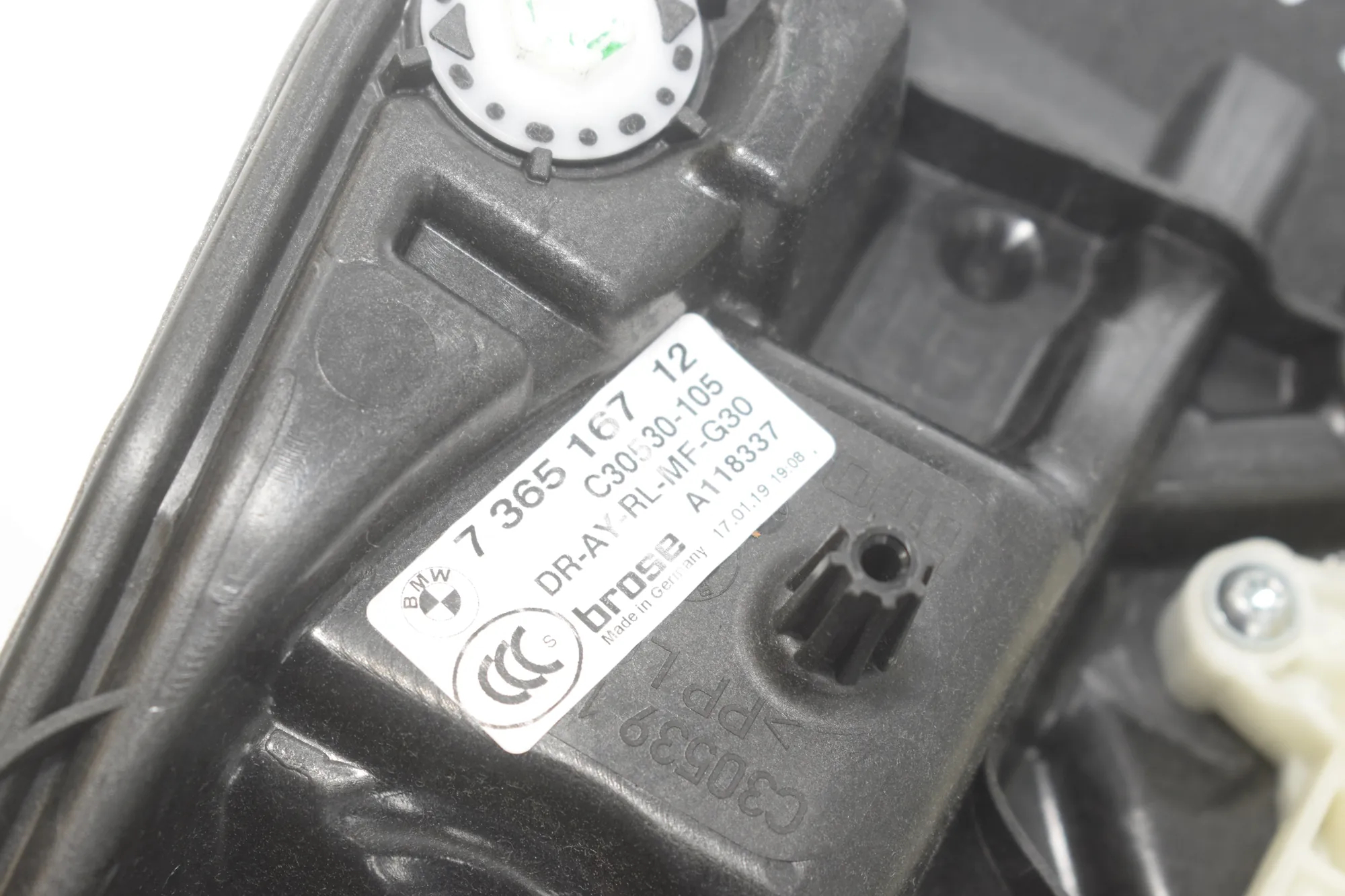 Rear Left Door Window Regulator – OEM 7365167 · BMW 5 Touring (G31) (2017 - -) 520 d 2019 – 4