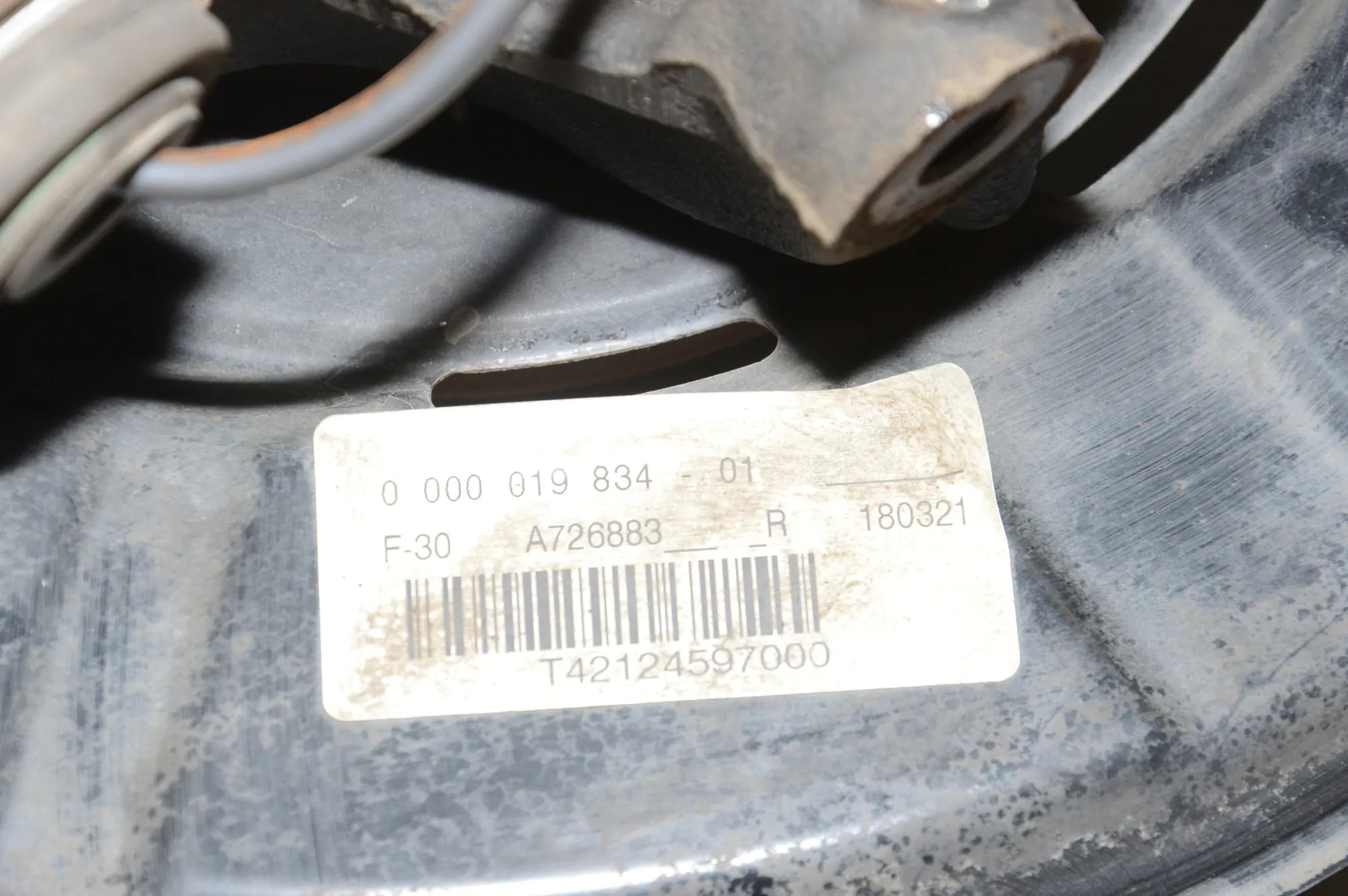 Rear Right Wheel Hub – OEM 0000019834 · BMW 3 Touring (F31) 318 d 2018 – 5