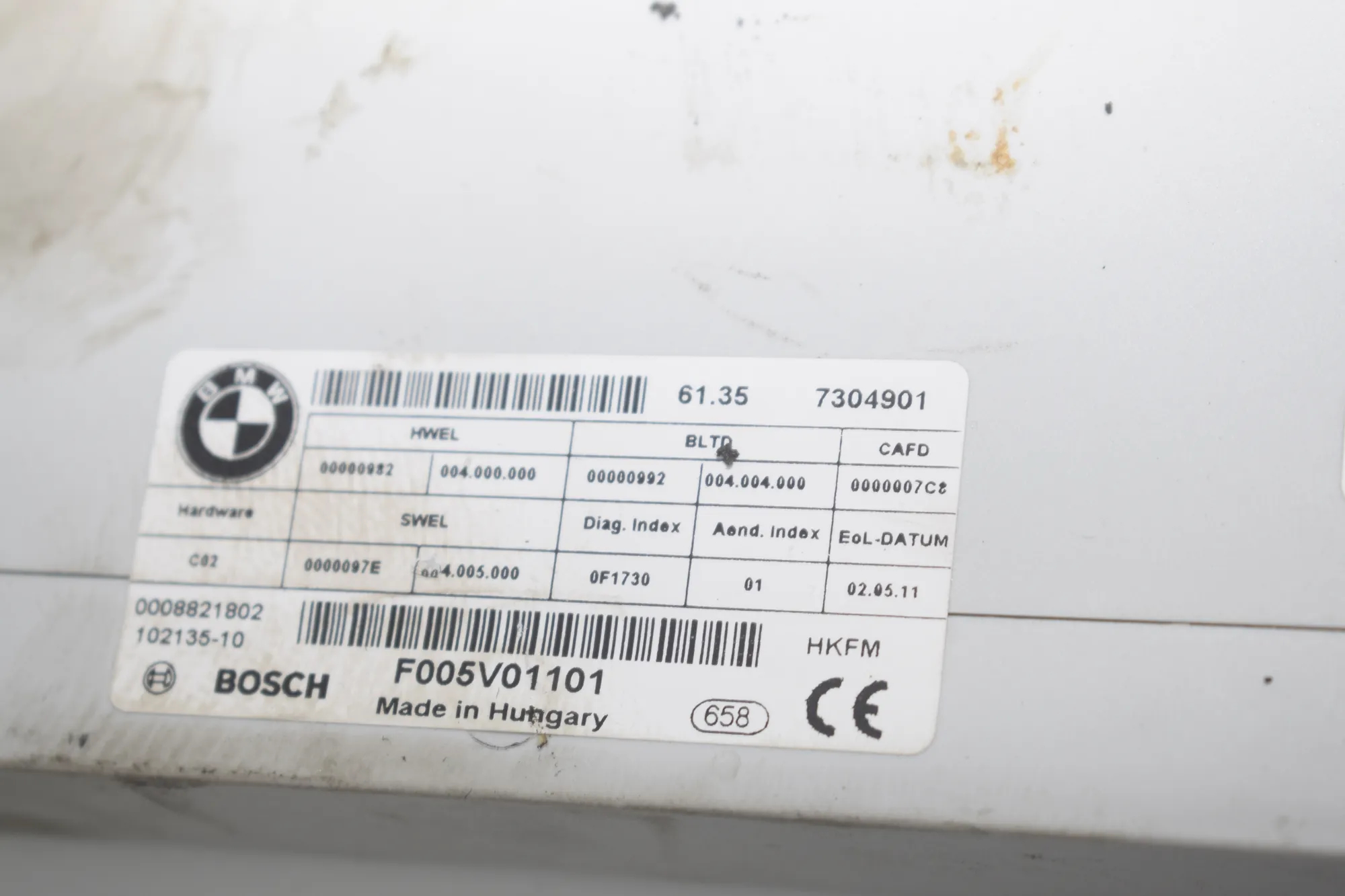 Other Control Units – OEM 7304901 · BMW 5 Touring (F11) 530 d xDrive 2011 – 5