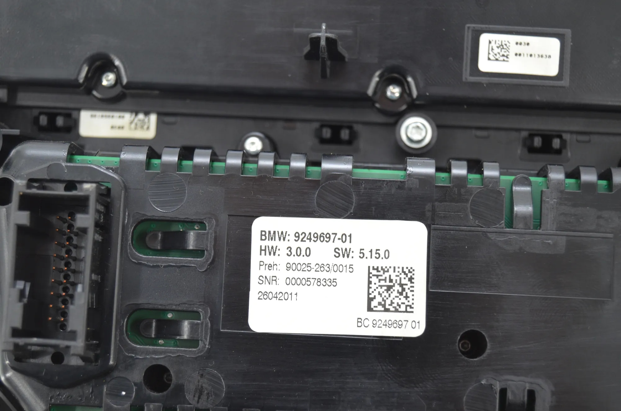 Climate Control Unit – OEM 9249697 · BMW 5 Touring (F11) 530 d xDrive 2011 – 4
