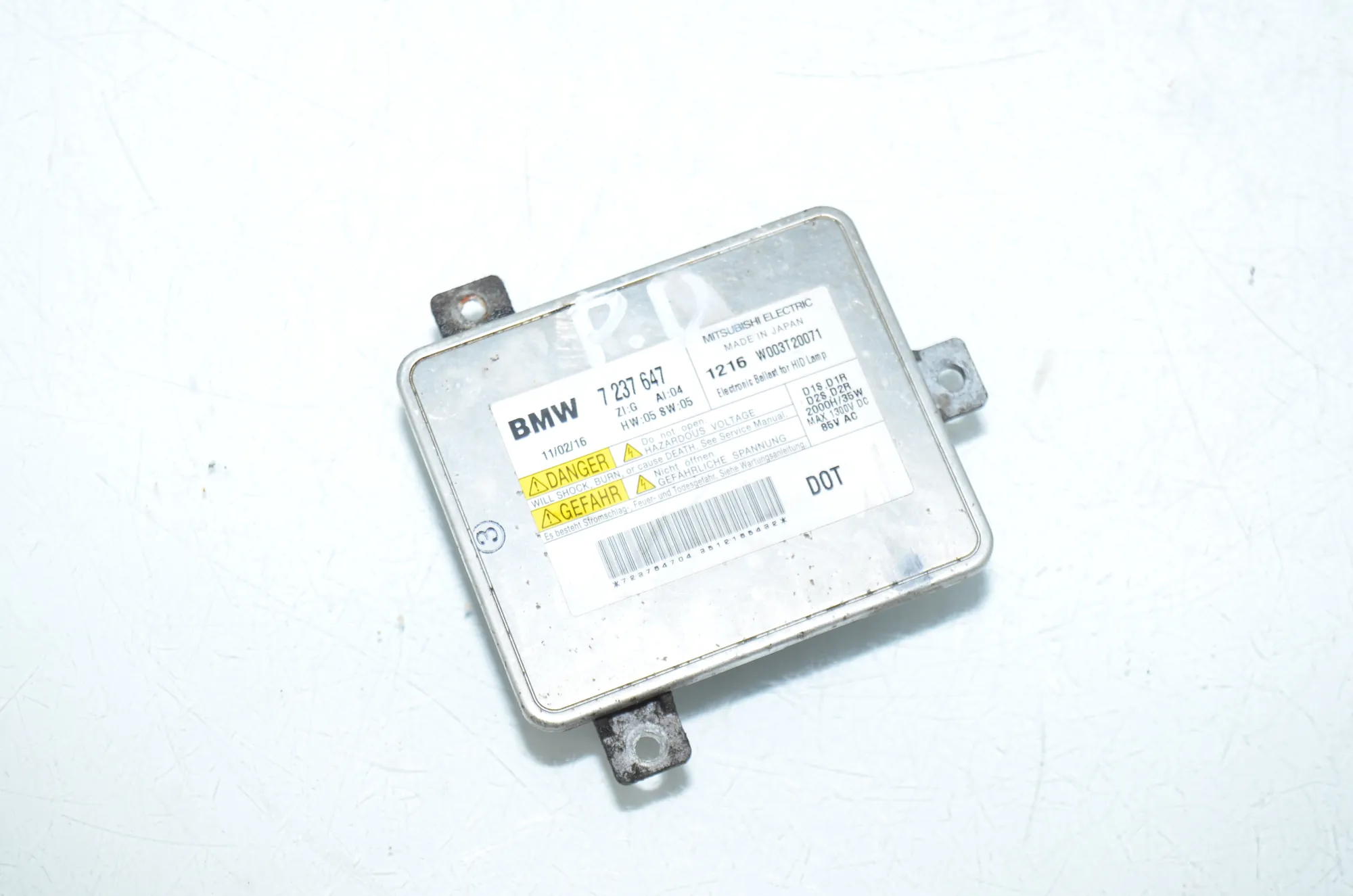 LED Lights Control Unit – OEM 7237647 · BMW 5 Touring (F11) 530 d xDrive 2011 – 3
