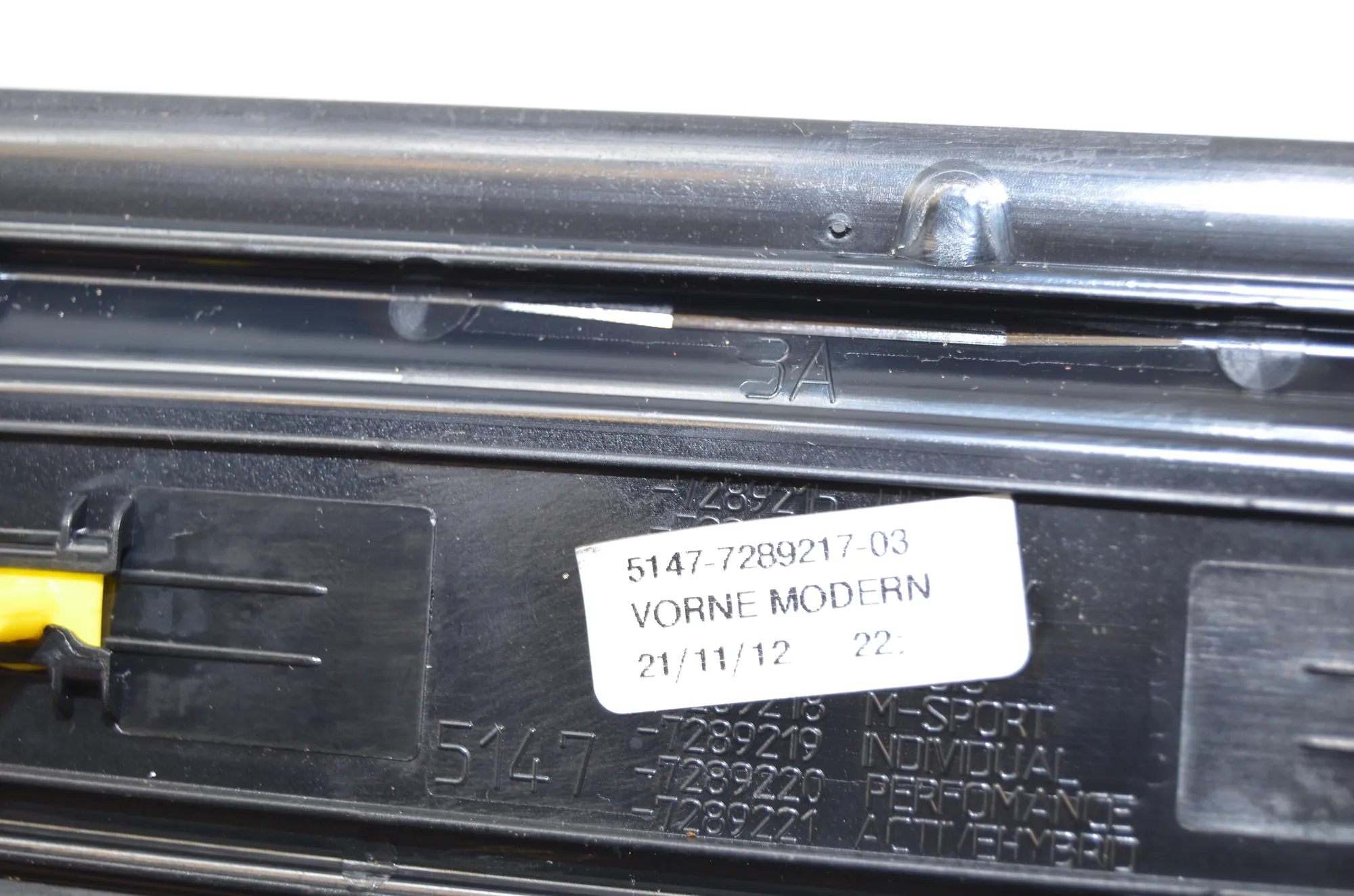 Door Sill Trim Kit – OEM 7289226 · BMW 3 Touring (F31) 320 d 2012 – 6