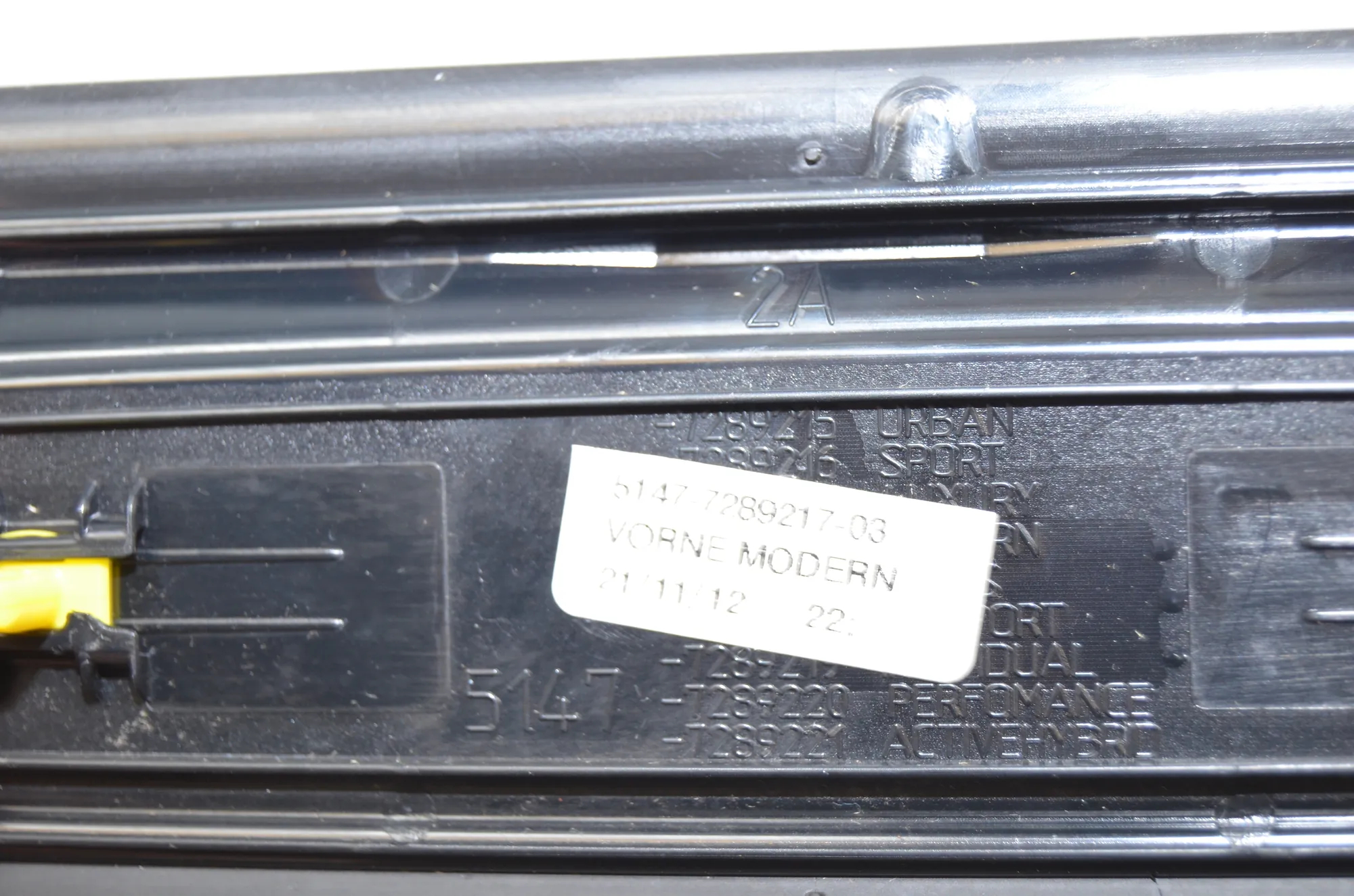 Door Sill Trim Kit – OEM 7289226 · BMW 3 Touring (F31) 320 d 2012 – 7