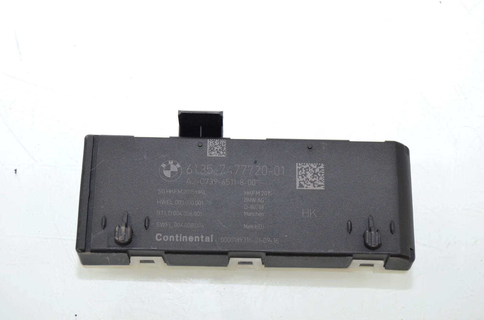 Other Control Units – OEM 7477720 · BMW 7 (G11, G12) 750 d, Ld xDrive 2016