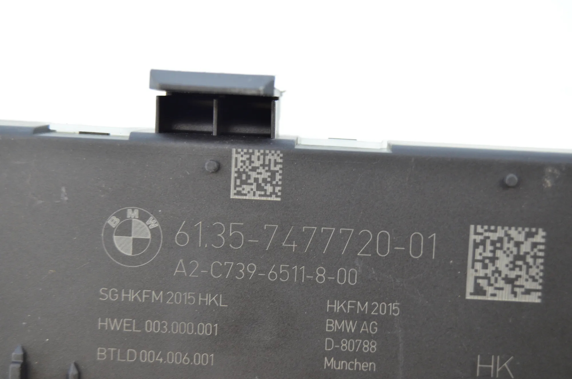 Other Control Units – OEM 7477720 · BMW 7 (G11, G12) 750 d, Ld xDrive 2016 – 4