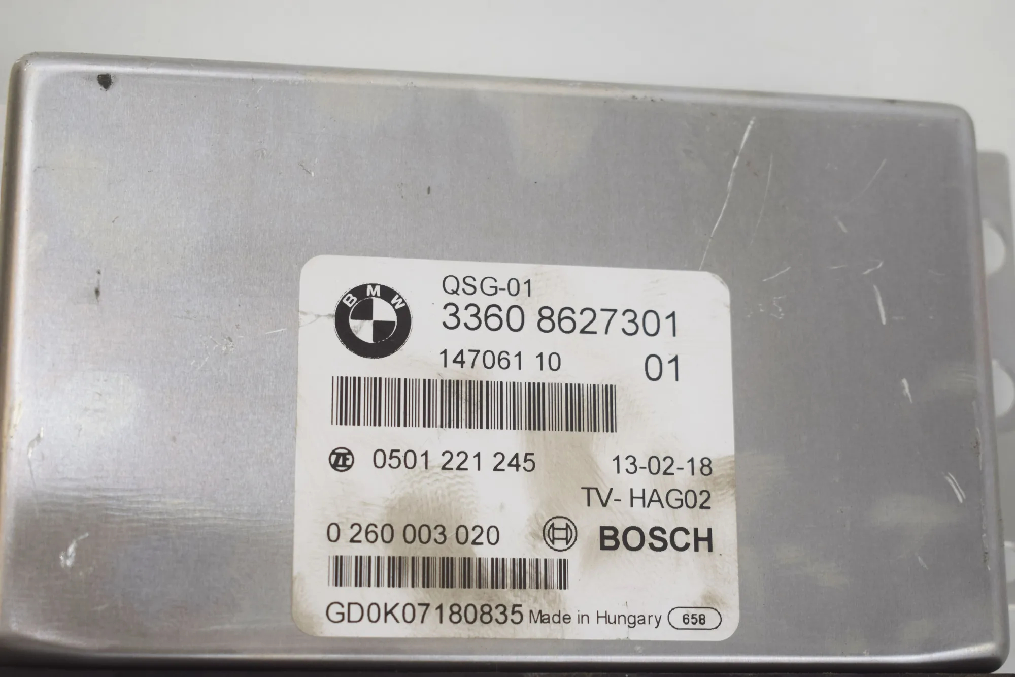 Other Control Units – OEM 8627301 · BMW X5 (F15, F85) M 2018 – 6