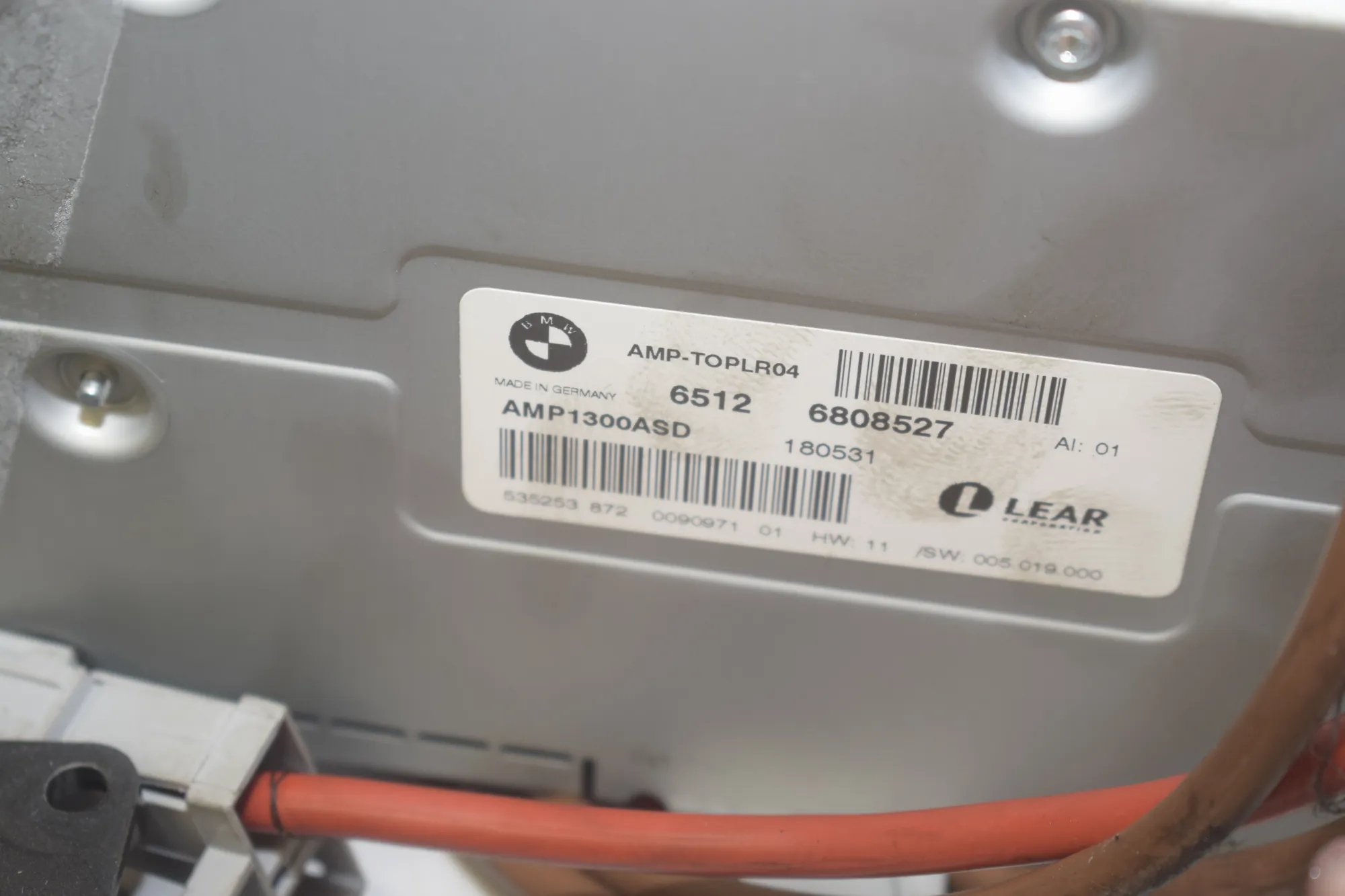 Sound Audio System Set – OEM 9224869 · BMW X5 (F15, F85) M 2018 – 16