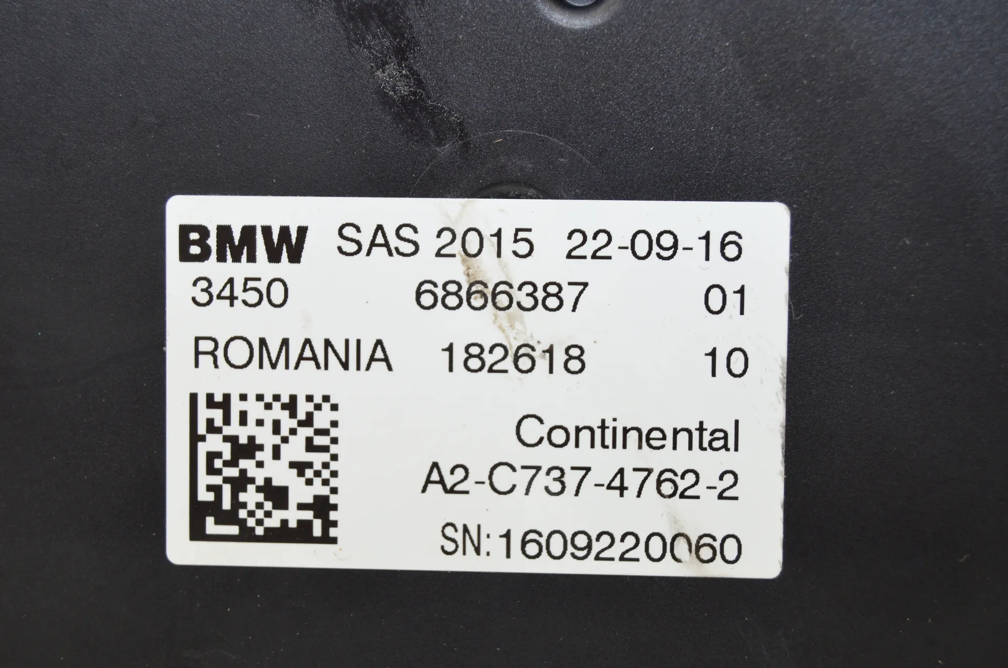 Other Control Units – OEM 6866387 · BMW 7 (G11, G12) 750 d, Ld xDrive 2016 – 4