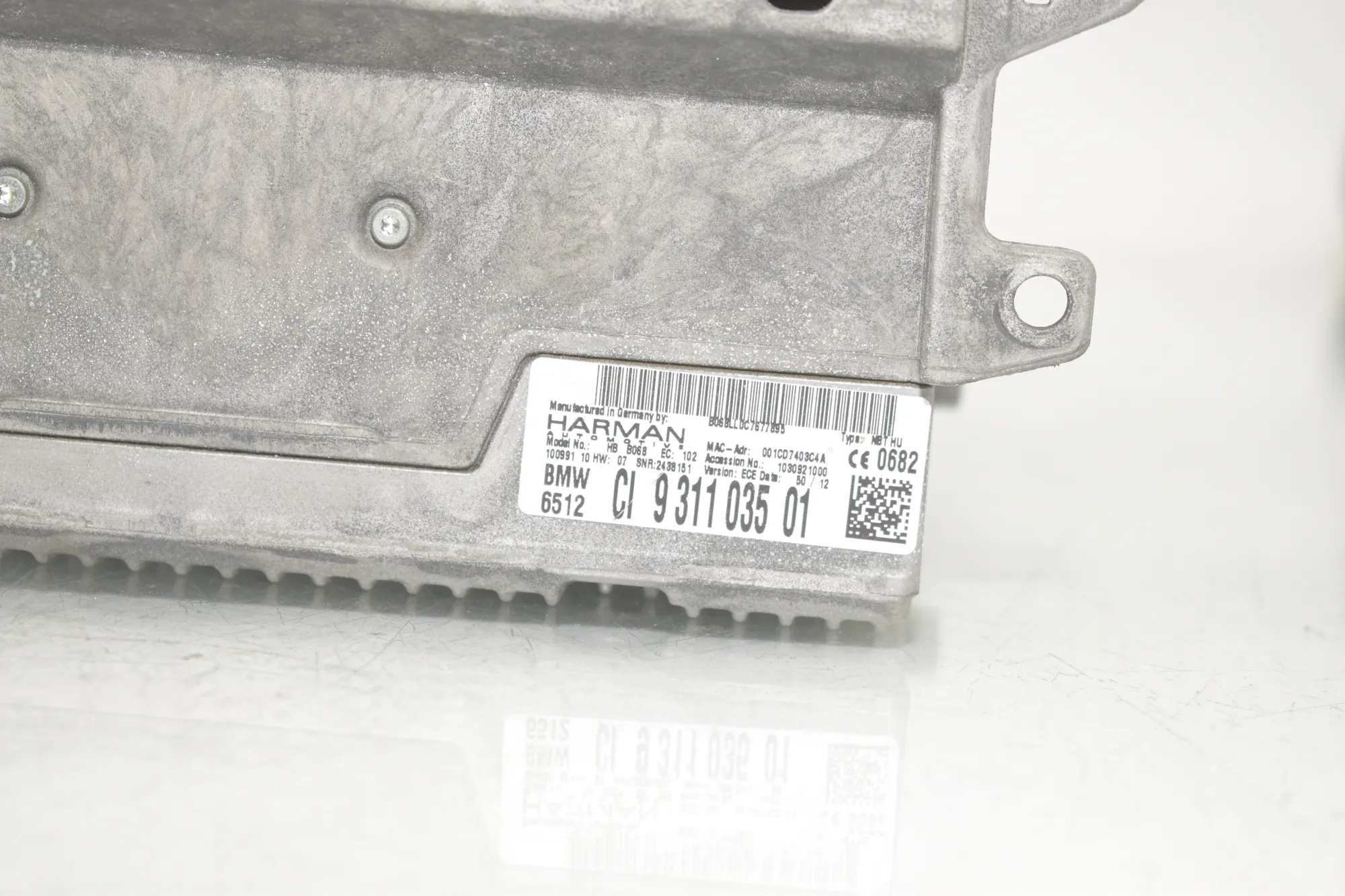 Navigation System – OEM 9267955 · BMW 3 (F30, F80) 320 i 2012 – 10