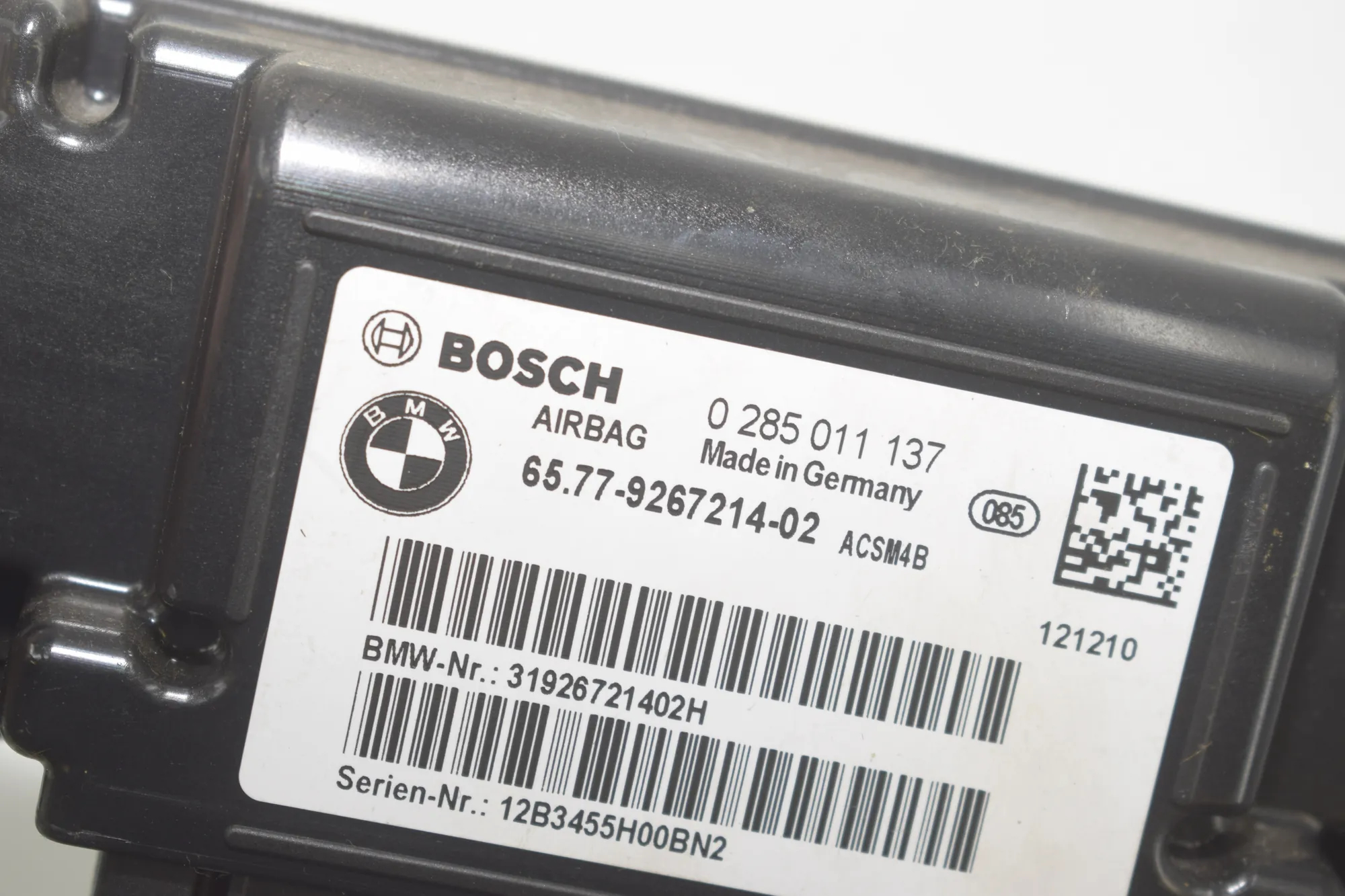 Other Control Units – OEM 9301309 · BMW 3 (F30, F80) 320 i 2012 – 8