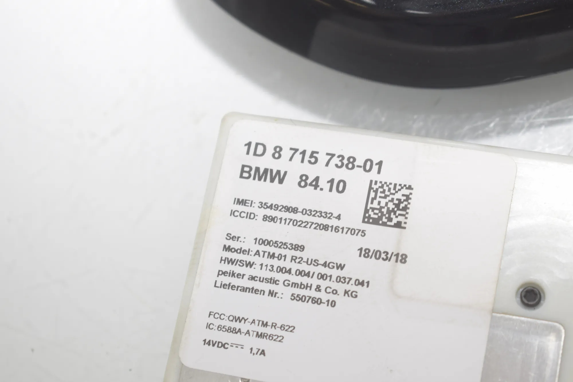 Antenna Trim – OEM 9252241 · BMW X5 (F15, F85) M 2018 – 5